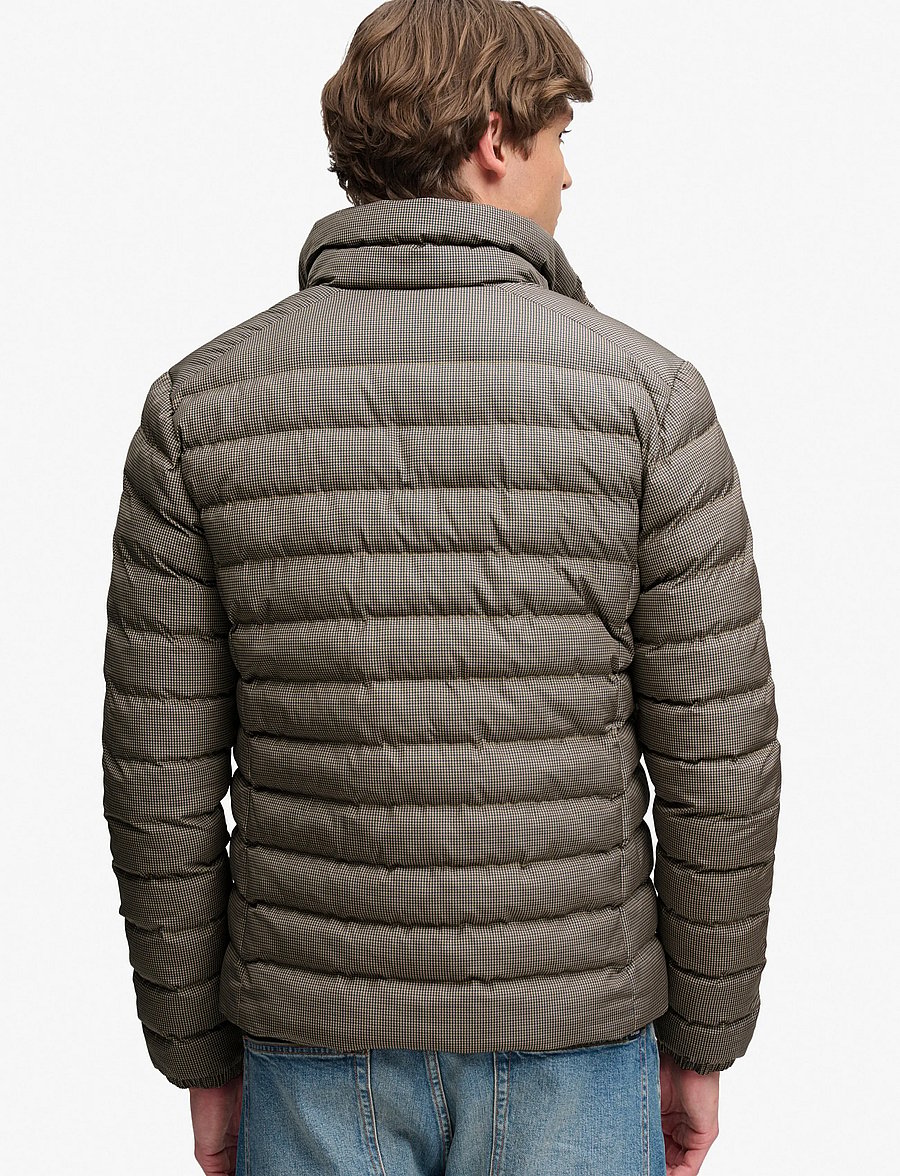 Superdry - FUJI ESTATE PADDED JACKET - daunenjacken - brown heritage check - 3