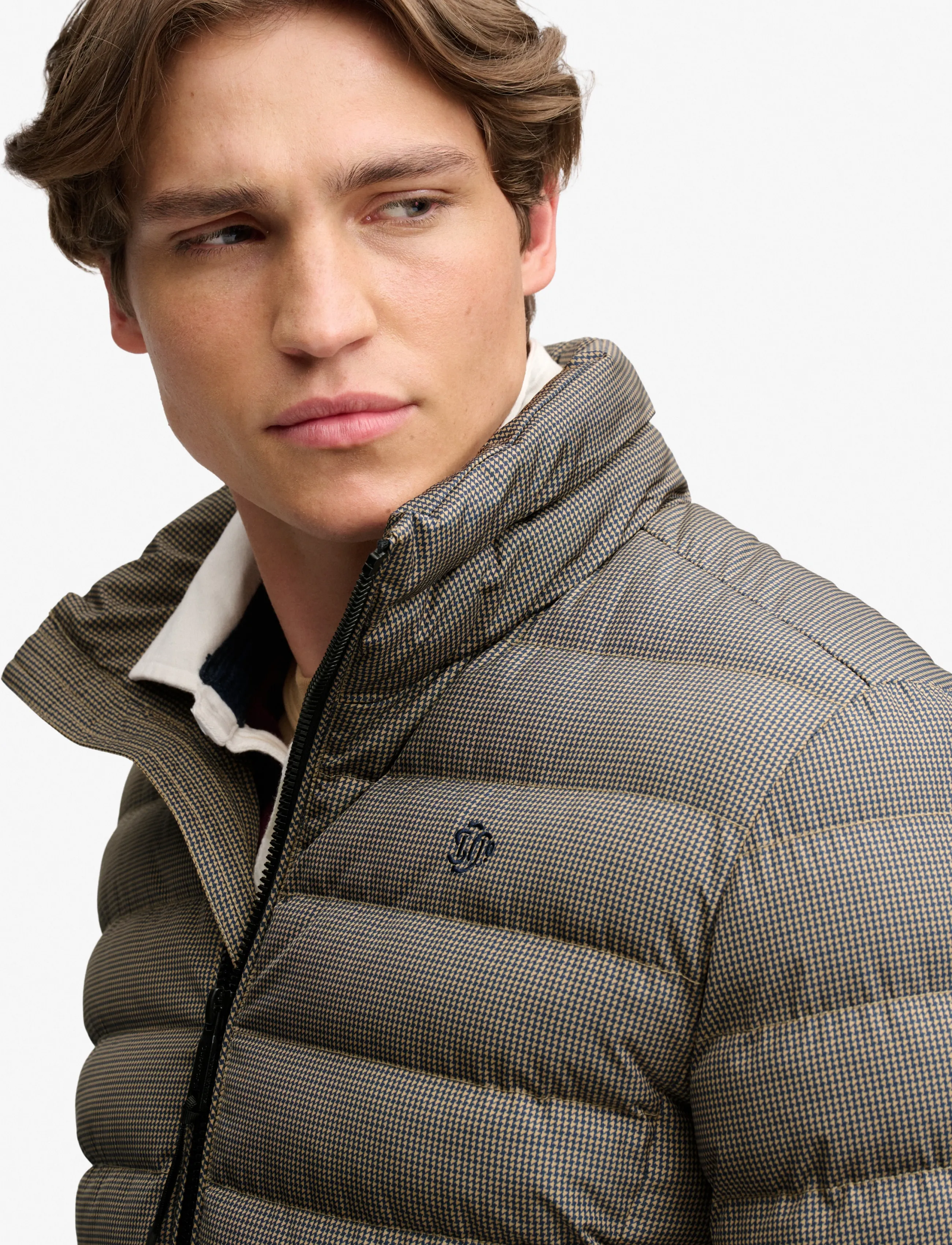 Superdry - FUJI ESTATE PADDED JACKET - daunenjacken - brown heritage check - 4
