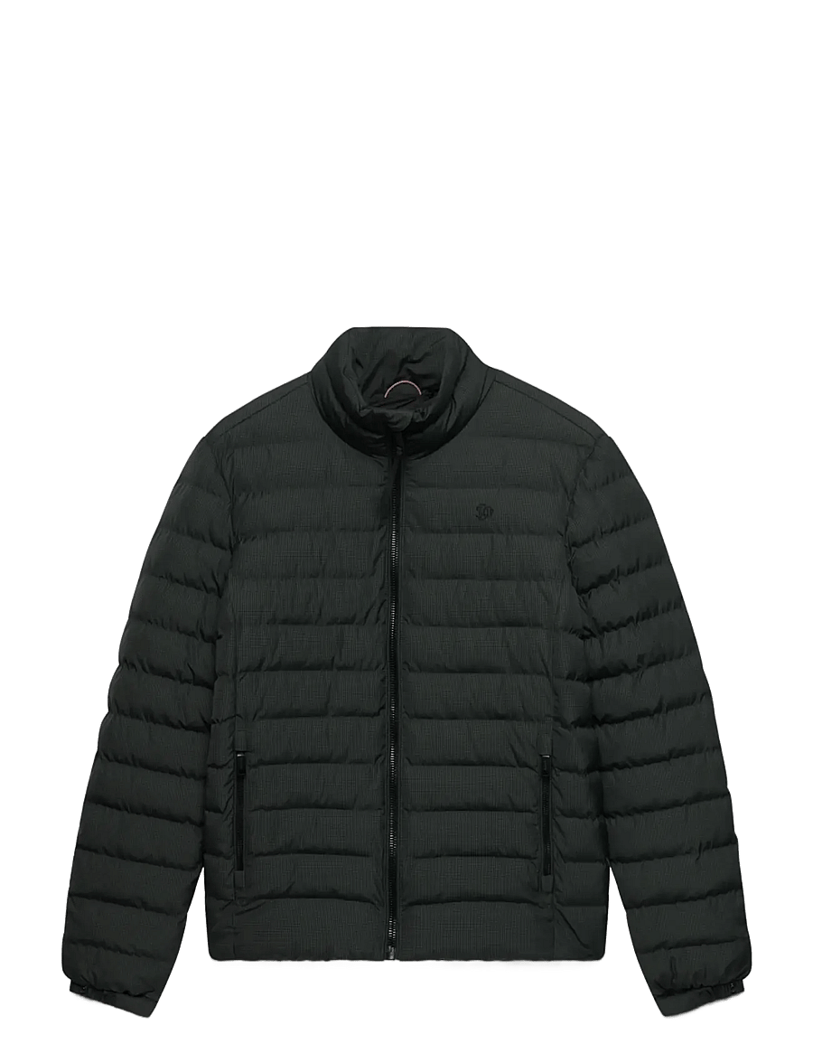 Superdry - FUJI ESTATE PADDED JACKET - olive/navy check - 1