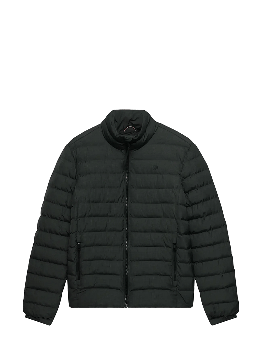 Superdry - FUJI ESTATE PADDED JACKET - olive/navy check - 2