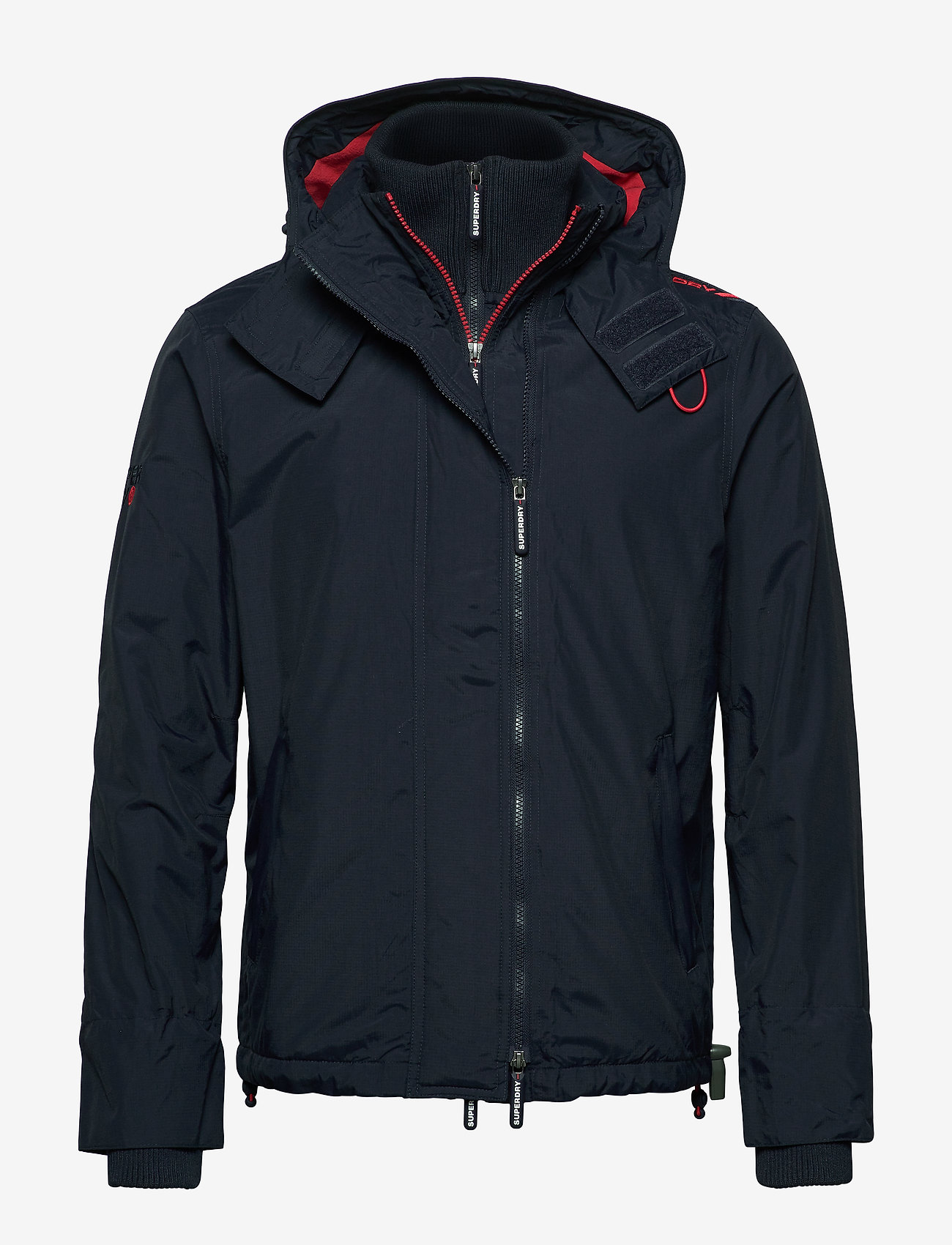 Superdry - SD ARCTIC HOOD POP ZIP WNDCHEATER - deep navy/bright scarlet - 1