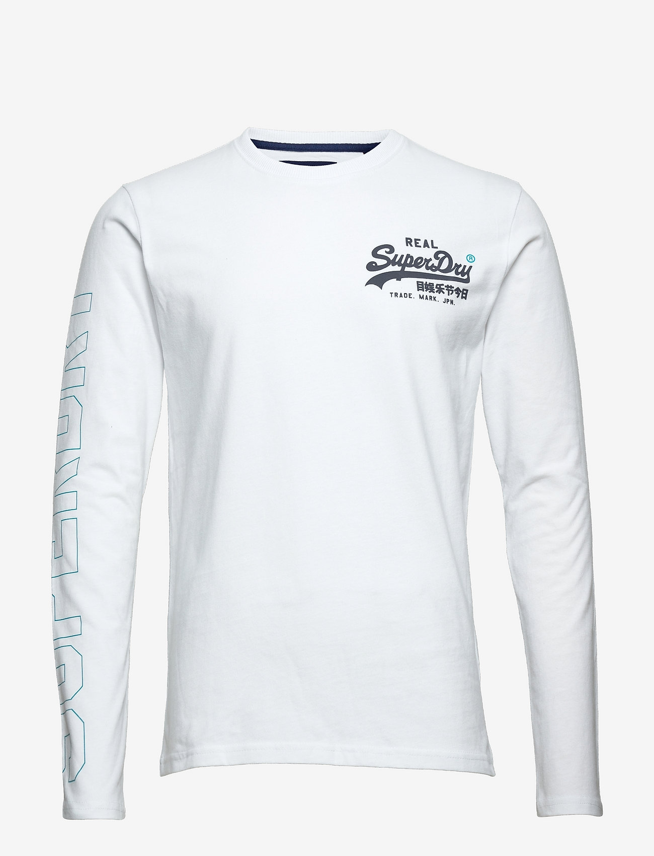 Superdry - VINTAGE LOGO LINEAR LS TEE - optic - 0