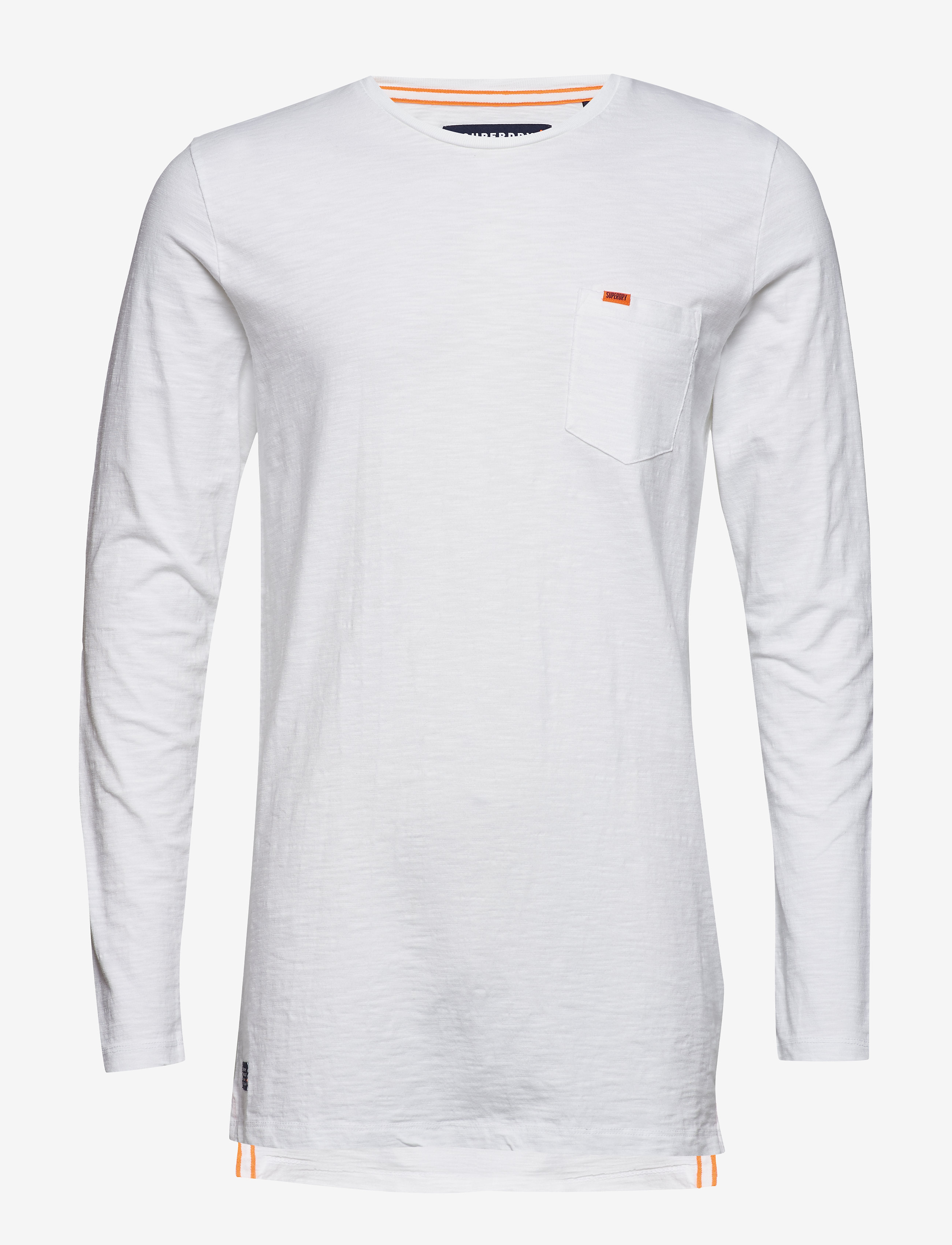 Superdry - DRY ORIGINALS LONGLINE L/S TEE - optic white - 0