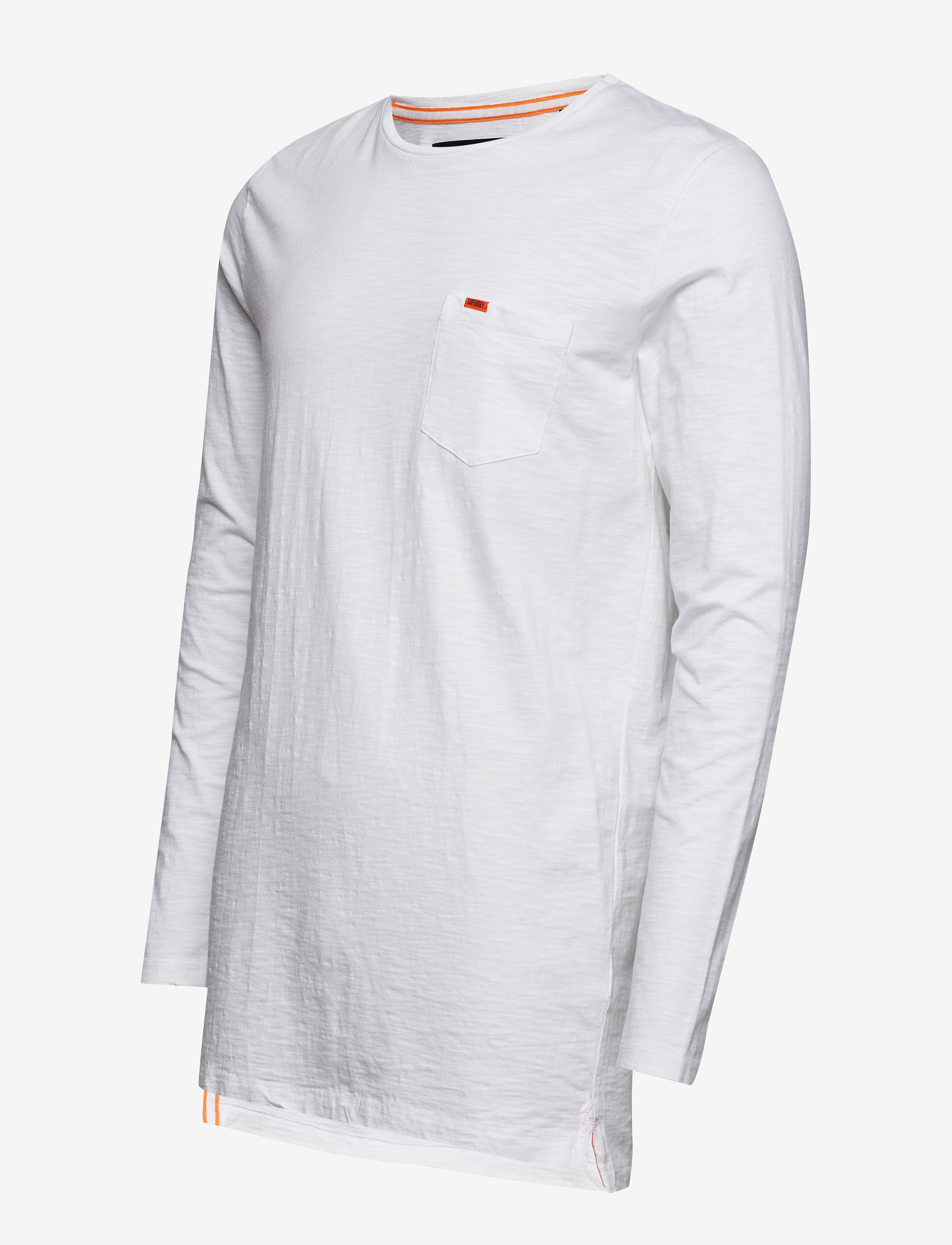 Superdry - DRY ORIGINALS LONGLINE L/S TEE - optic white - 2
