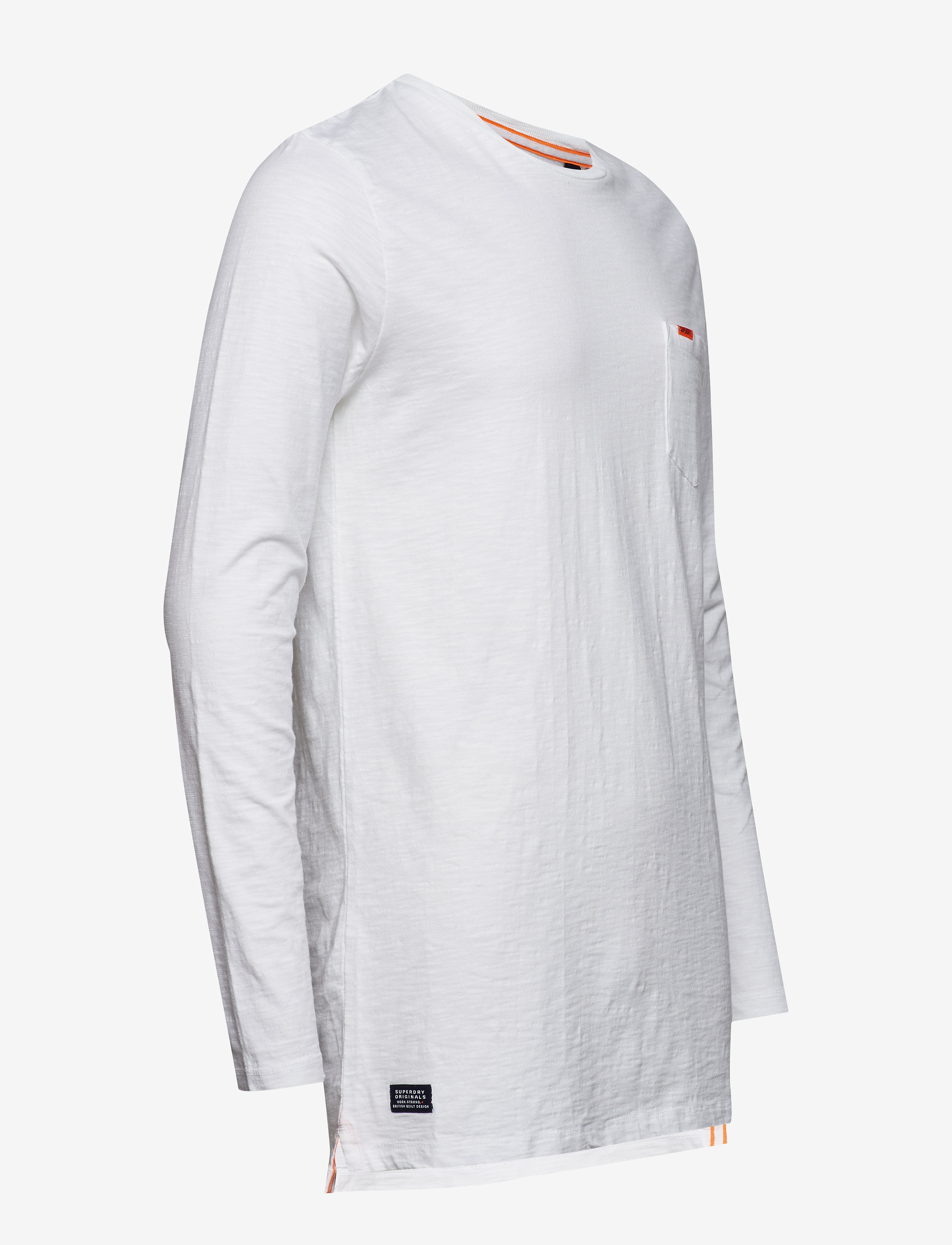 Superdry - DRY ORIGINALS LONGLINE L/S TEE - optic white - 3
