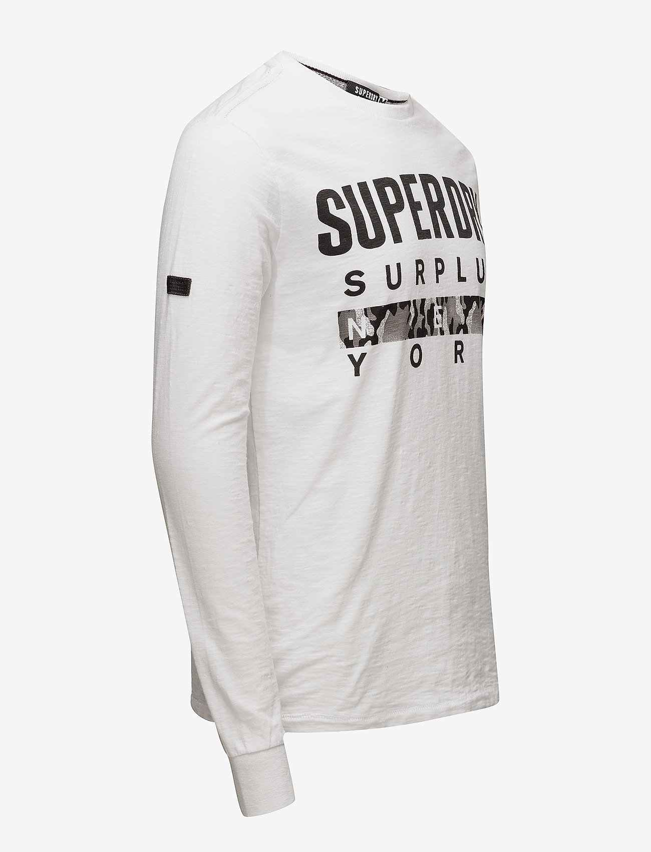Superdry - SURPLUS GOODS L/S GRAPHIC TEE - optic/black - 2