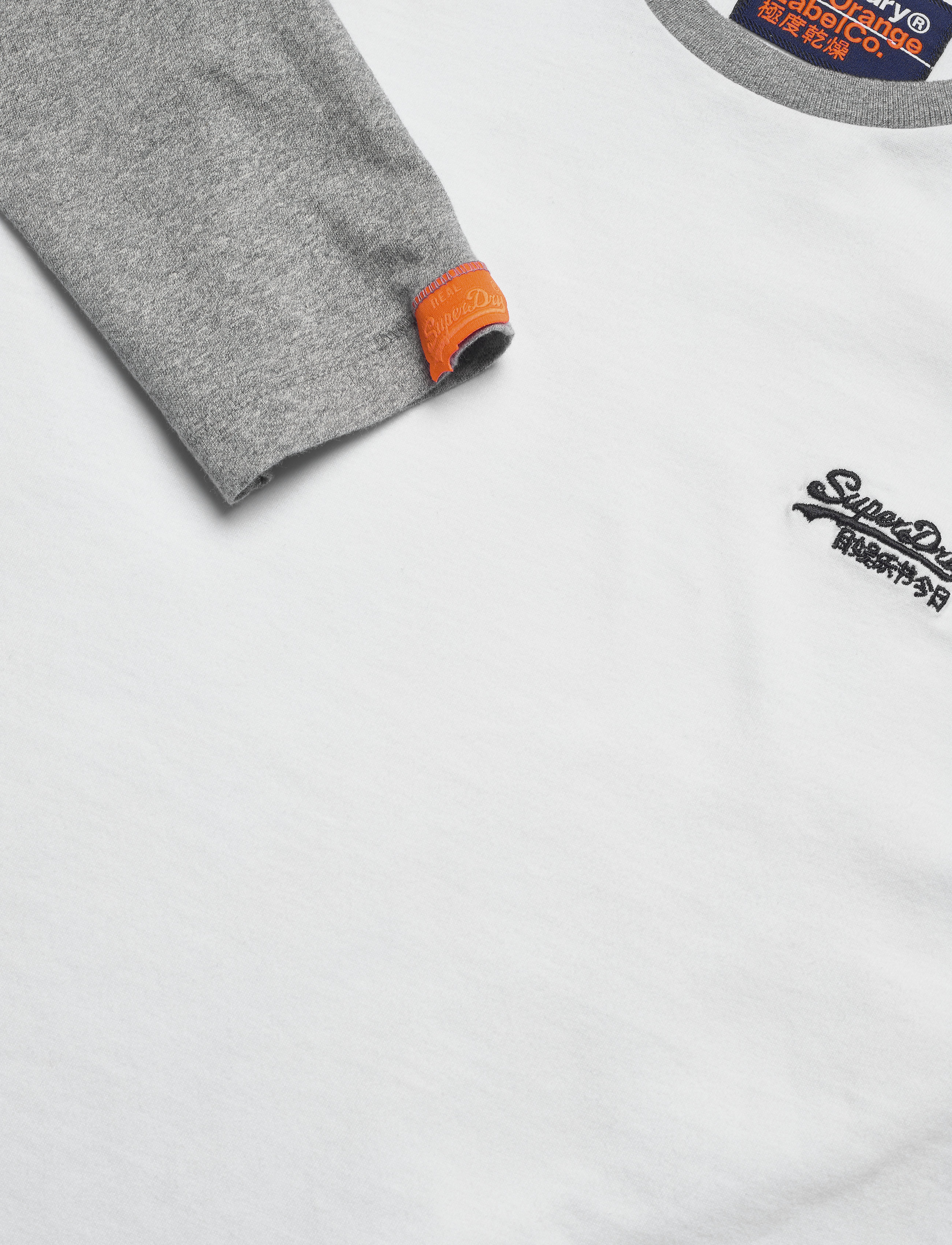 Superdry - OL SOFTBALL RINGER LS TOP - optic - 2