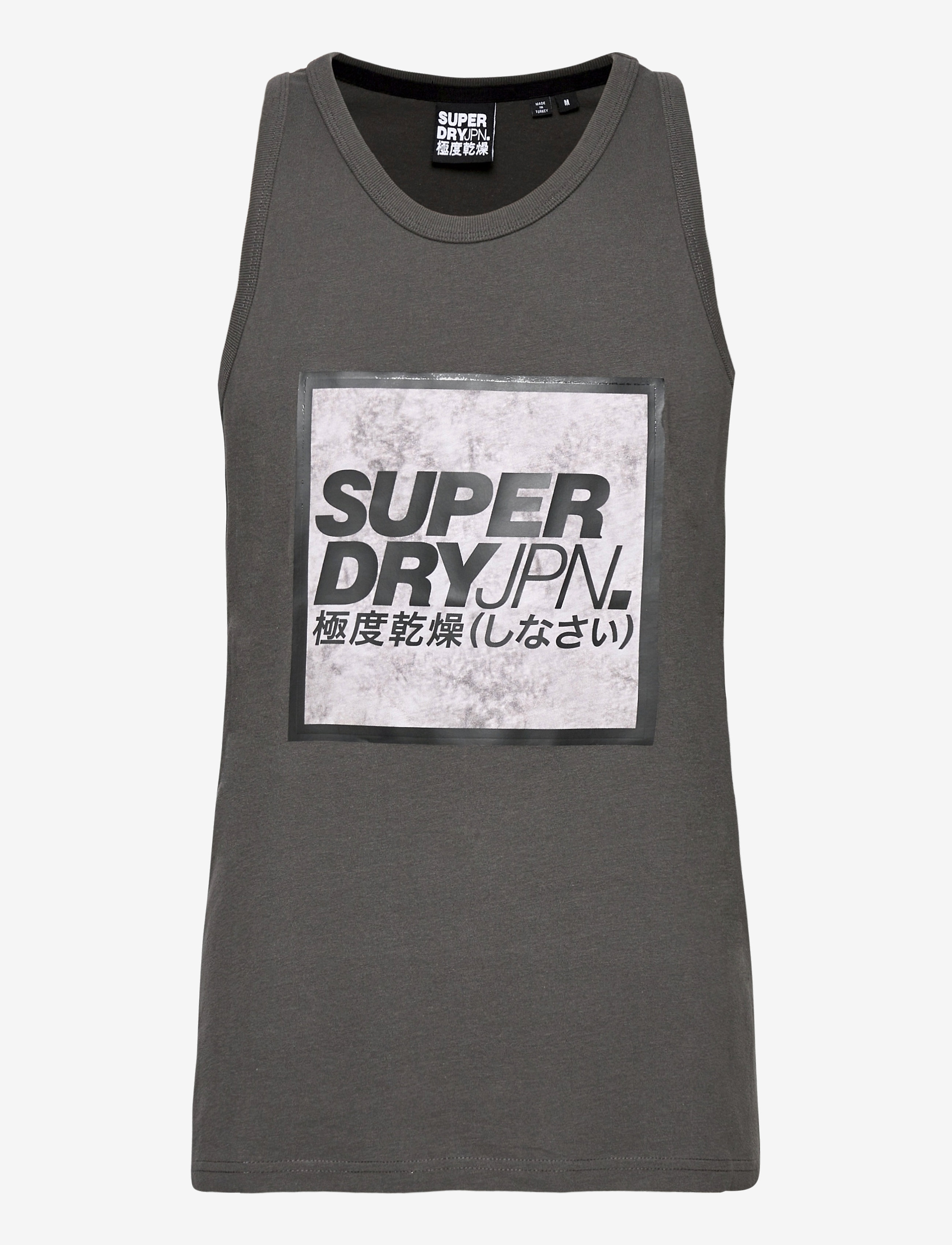 Superdry - JPN TIE DYE BLOCK VEST - vintage black - 0
