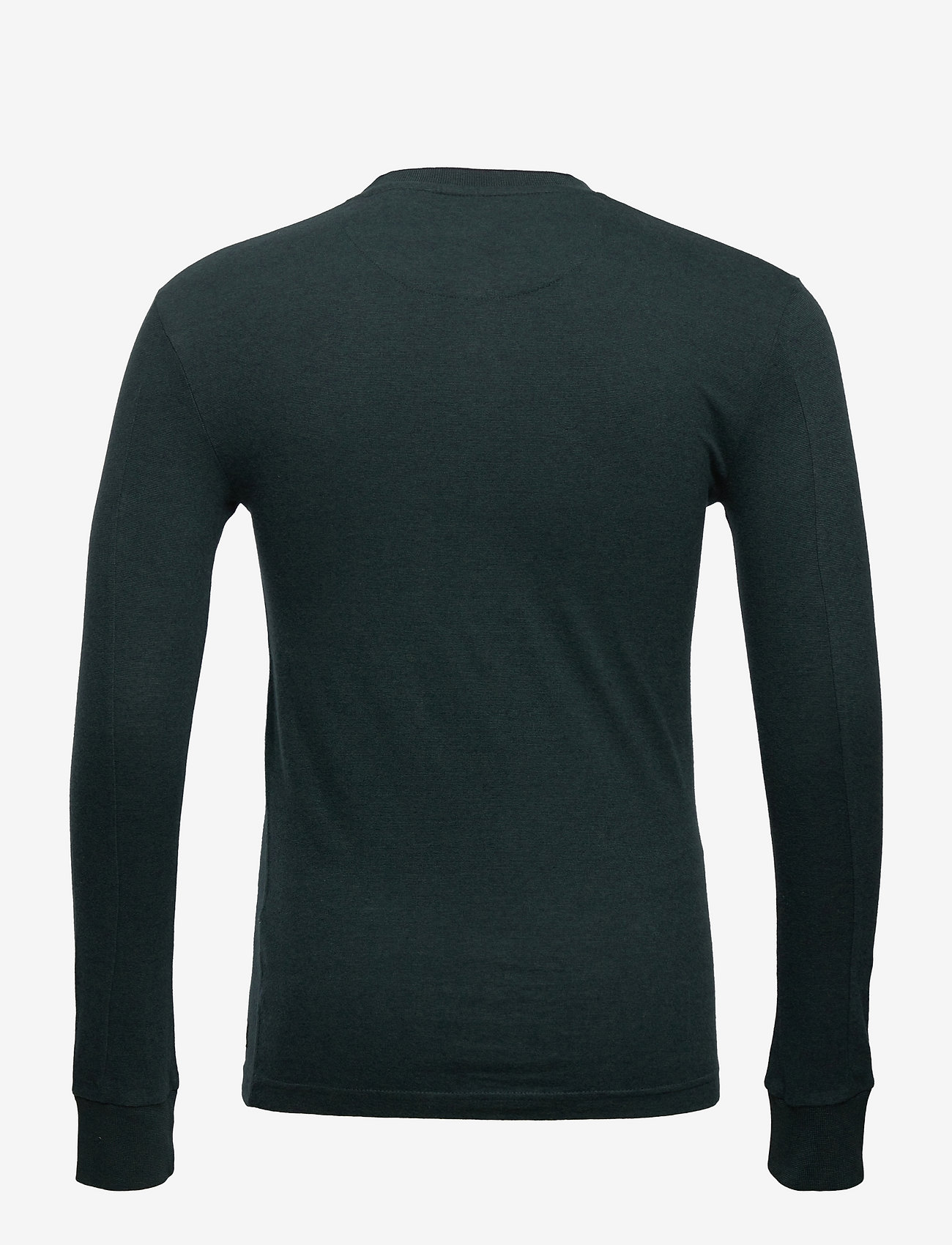 Superdry - L/S HENLEY - enamel green feeder - 1