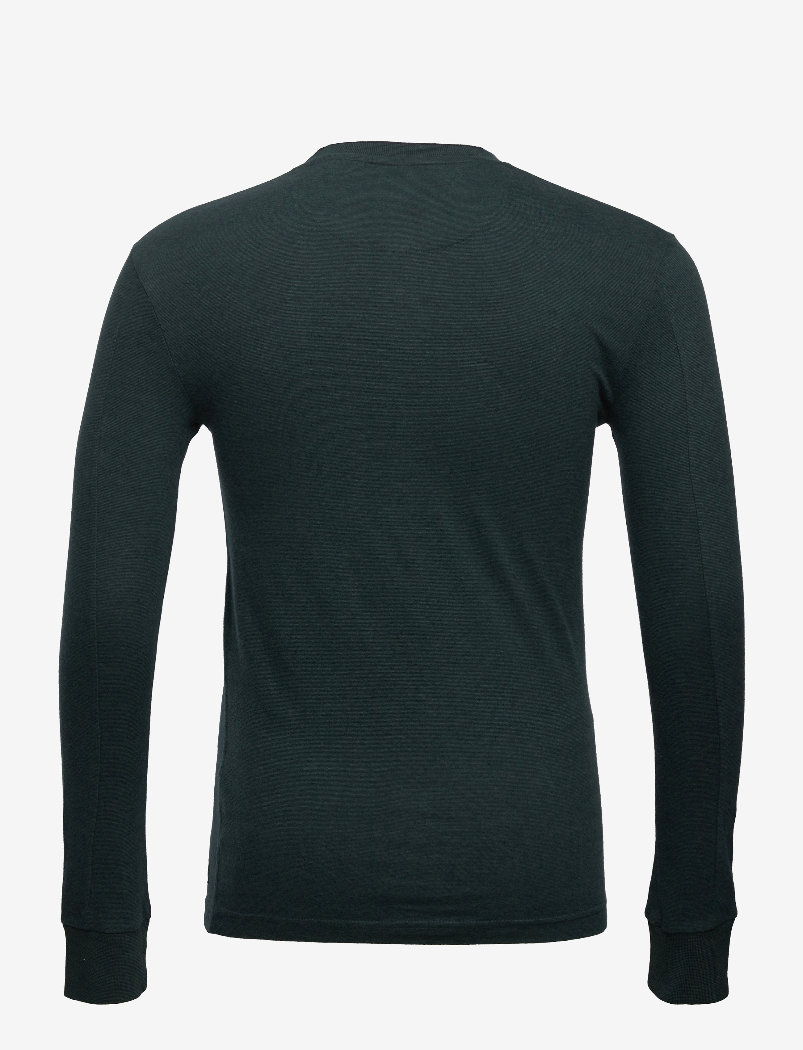 Superdry - L/S HENLEY - enamel green feeder - 1