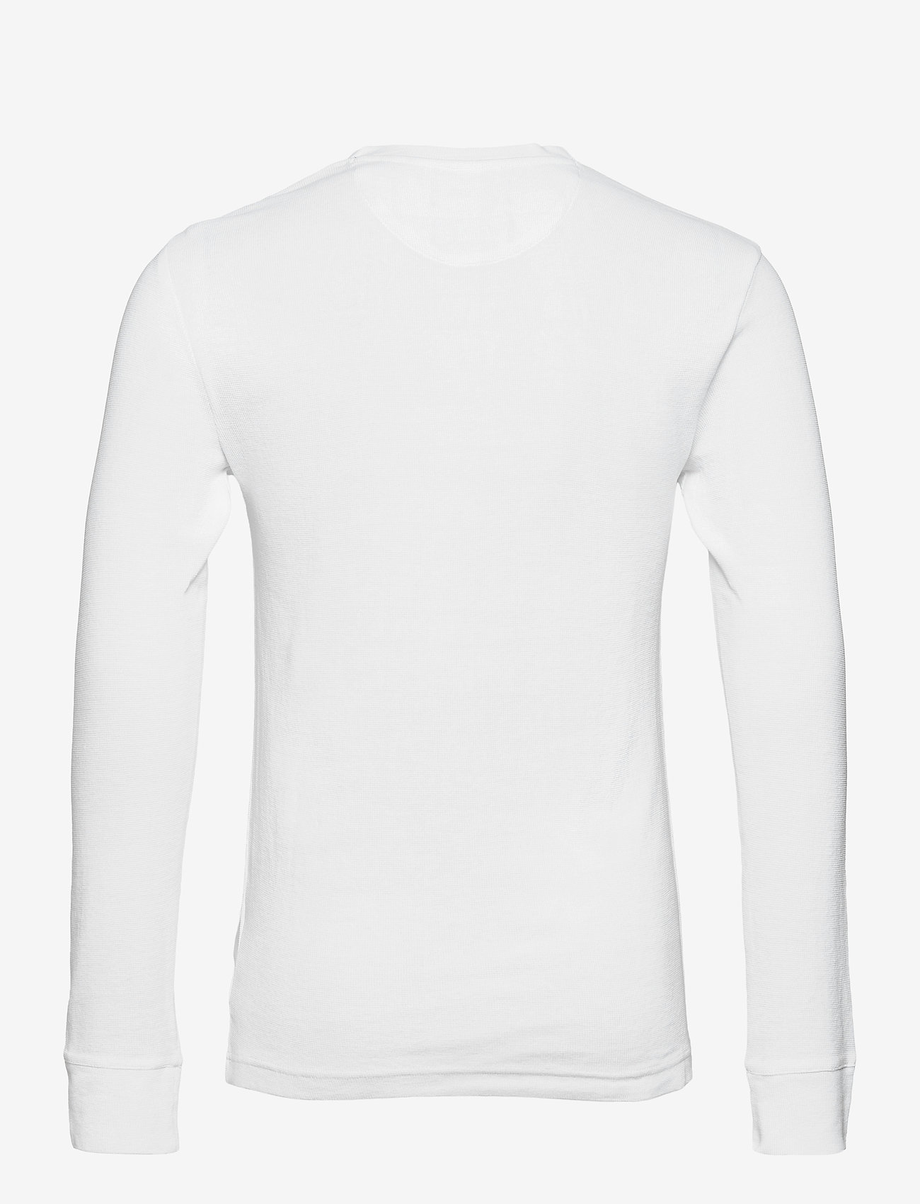 Superdry - L/S WAFFLE GRANDAD TOP - brilliant white - 1