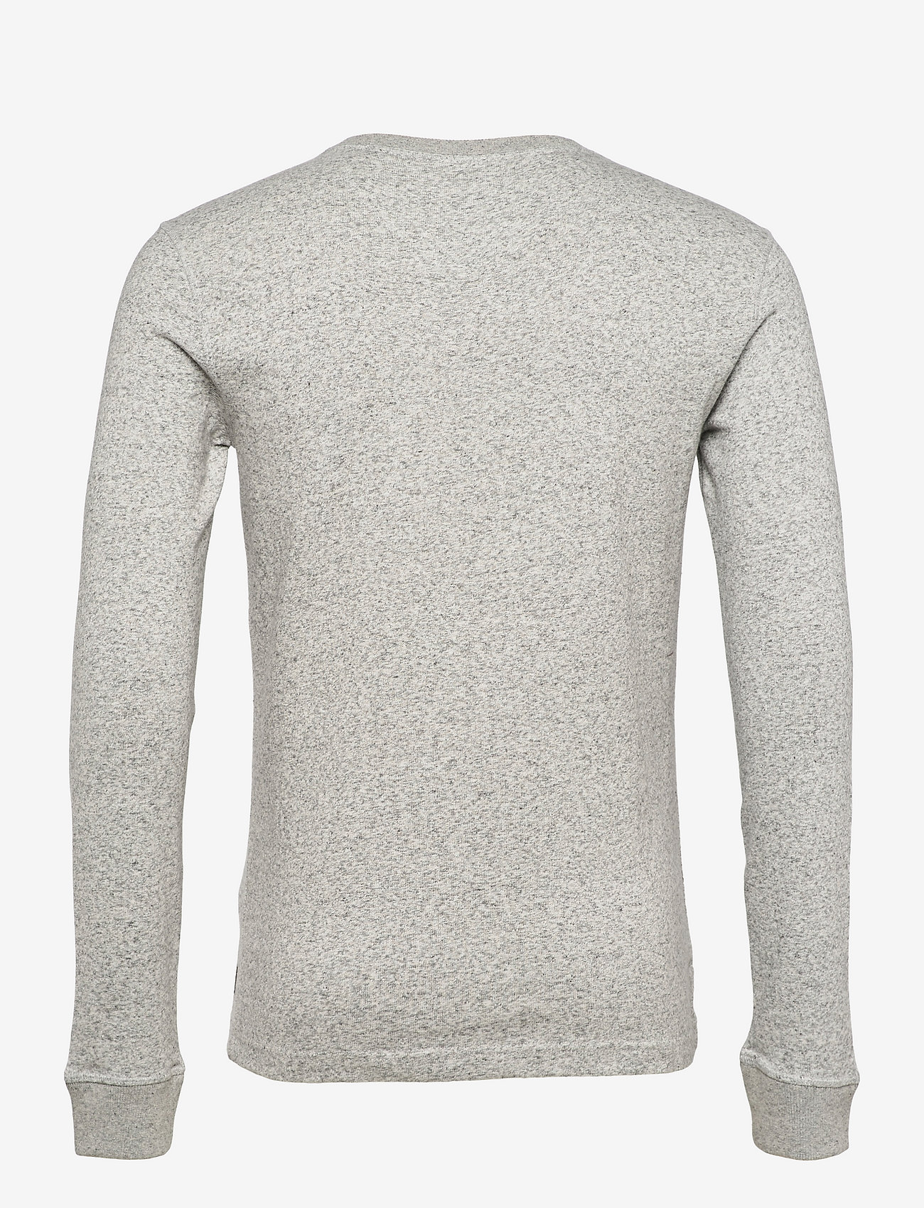 Superdry - L/S GRANDAD TOP - basic t-shirts - athletic grey marl - 1