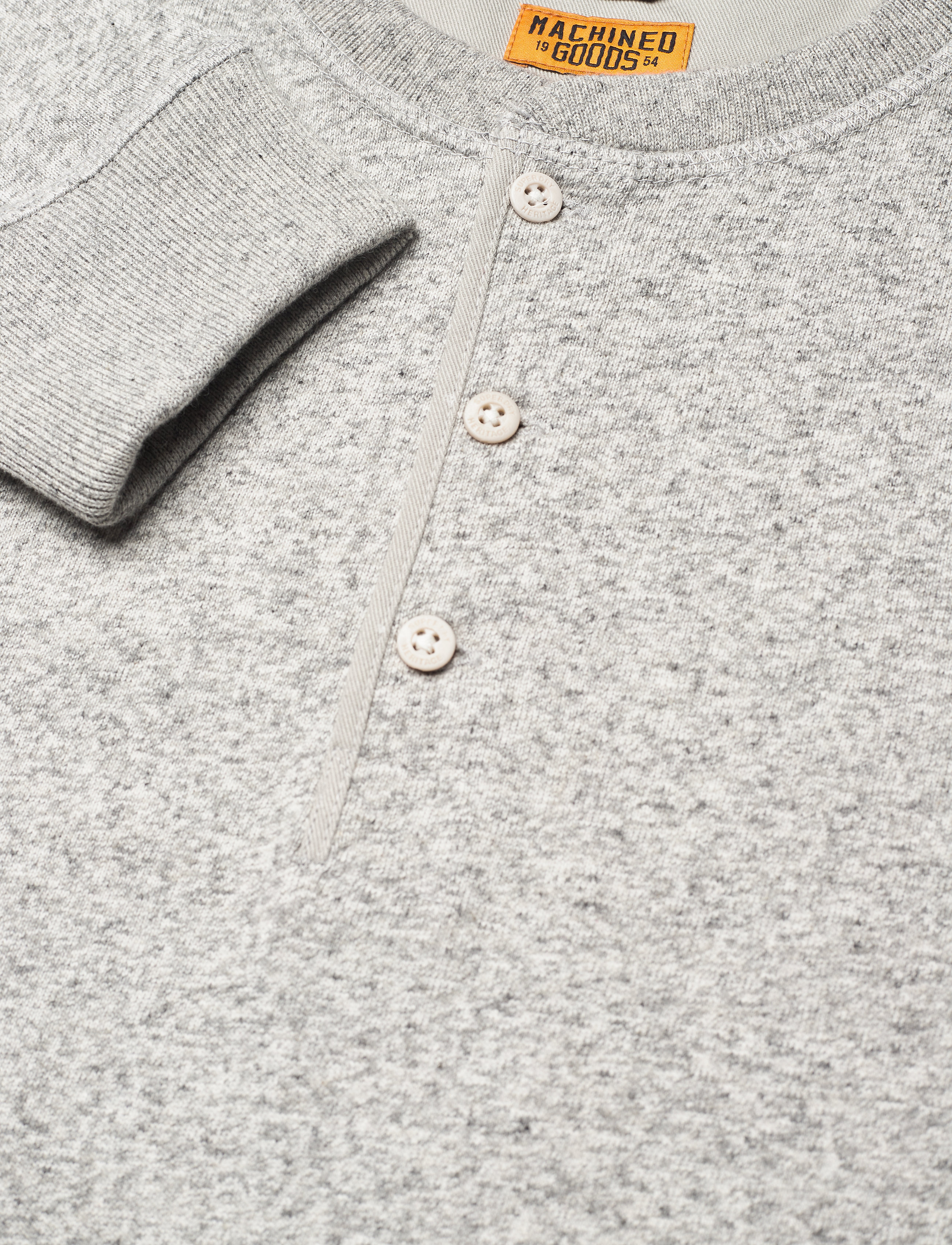 Superdry - L/S GRANDAD TOP - athletic grey marl - 5