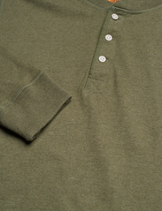 Superdry - L/S GRANDAD TOP - basic t-shirts - thrift olive marl - 6