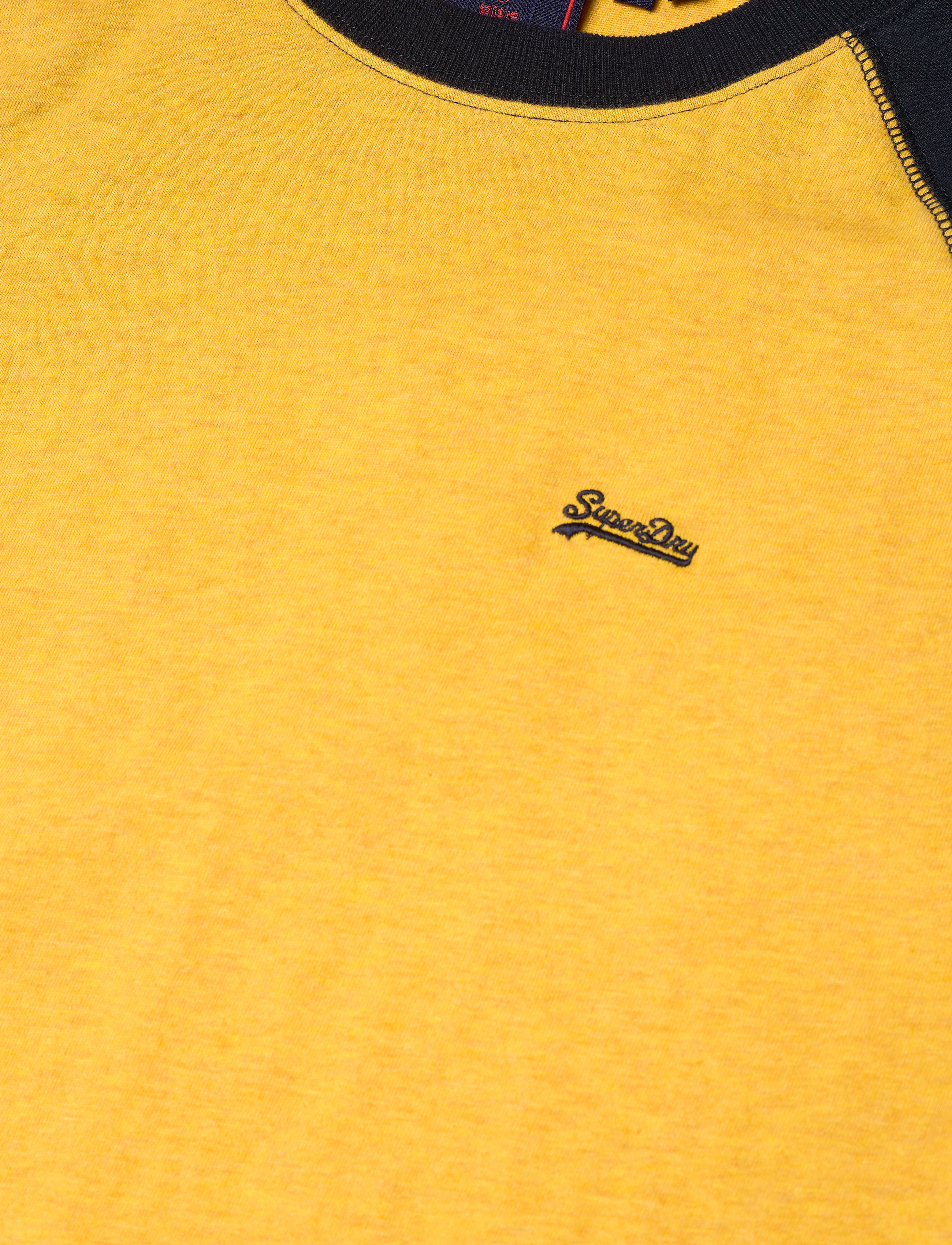 Superdry - VINTAGE BASEBALL L/S TOP - turmeric marl/eclipse navy - 2