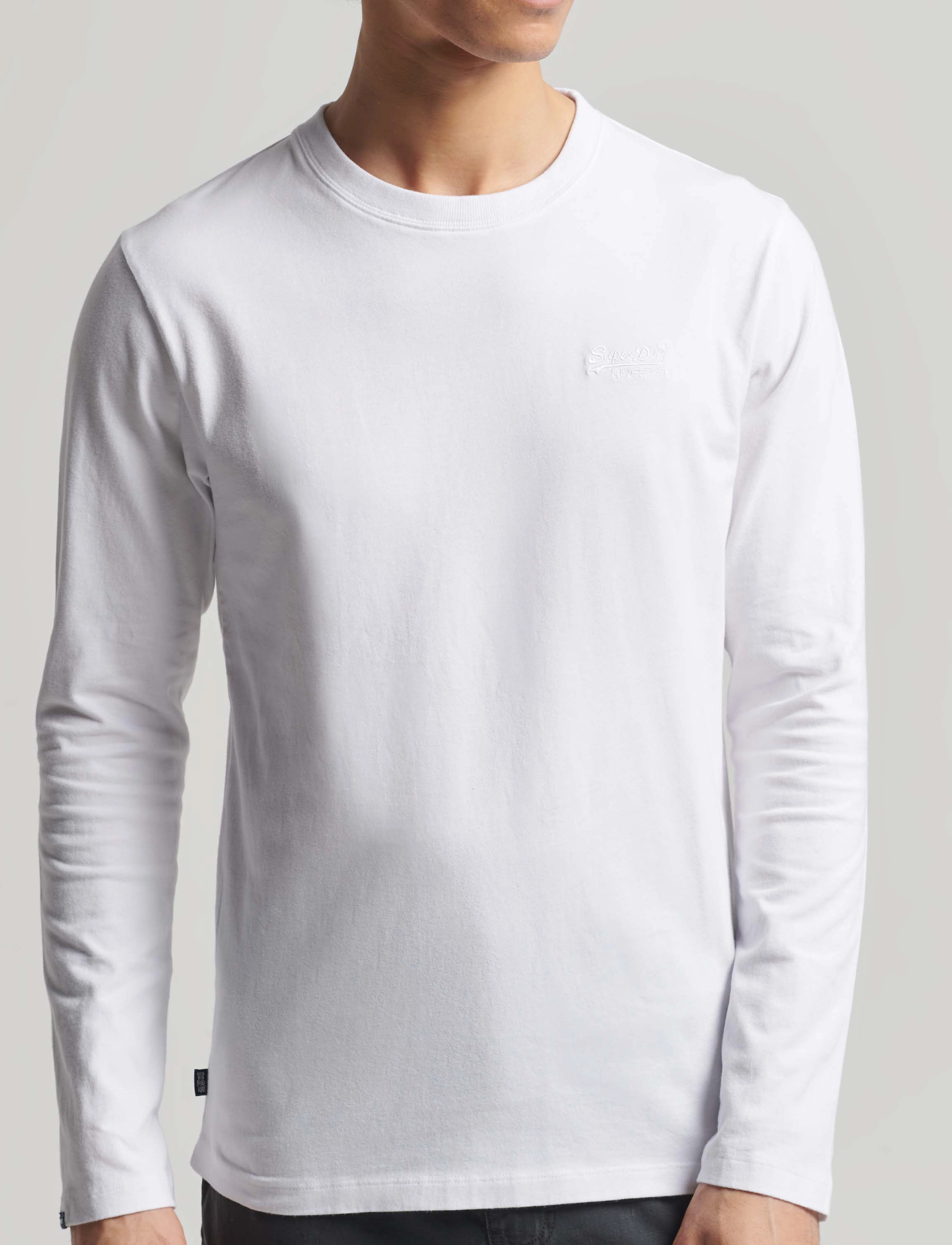 Superdry - VINTAGE LOGO EMB L/S TOP - optic - 0