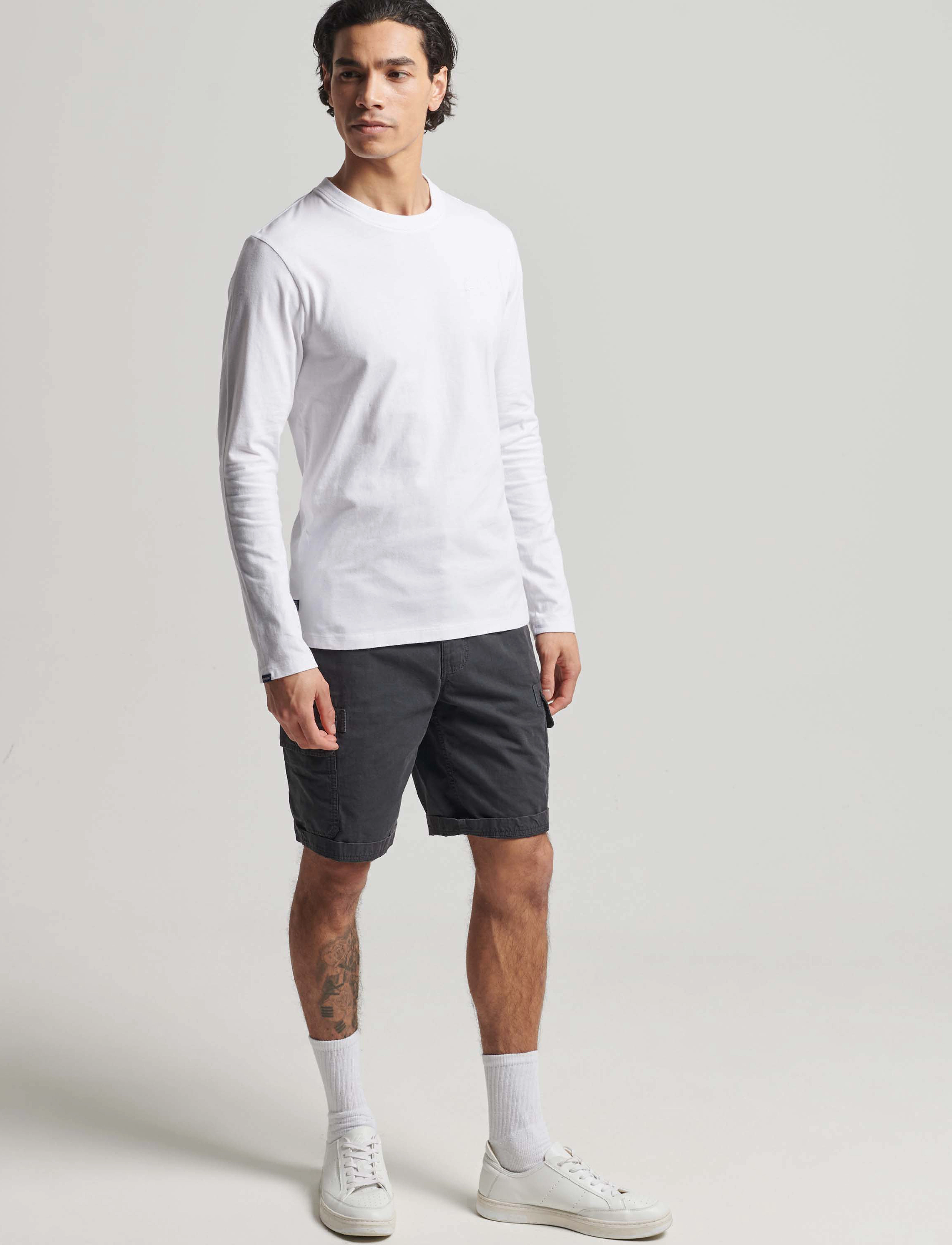 Superdry - VINTAGE LOGO EMB L/S TOP - optic - 3