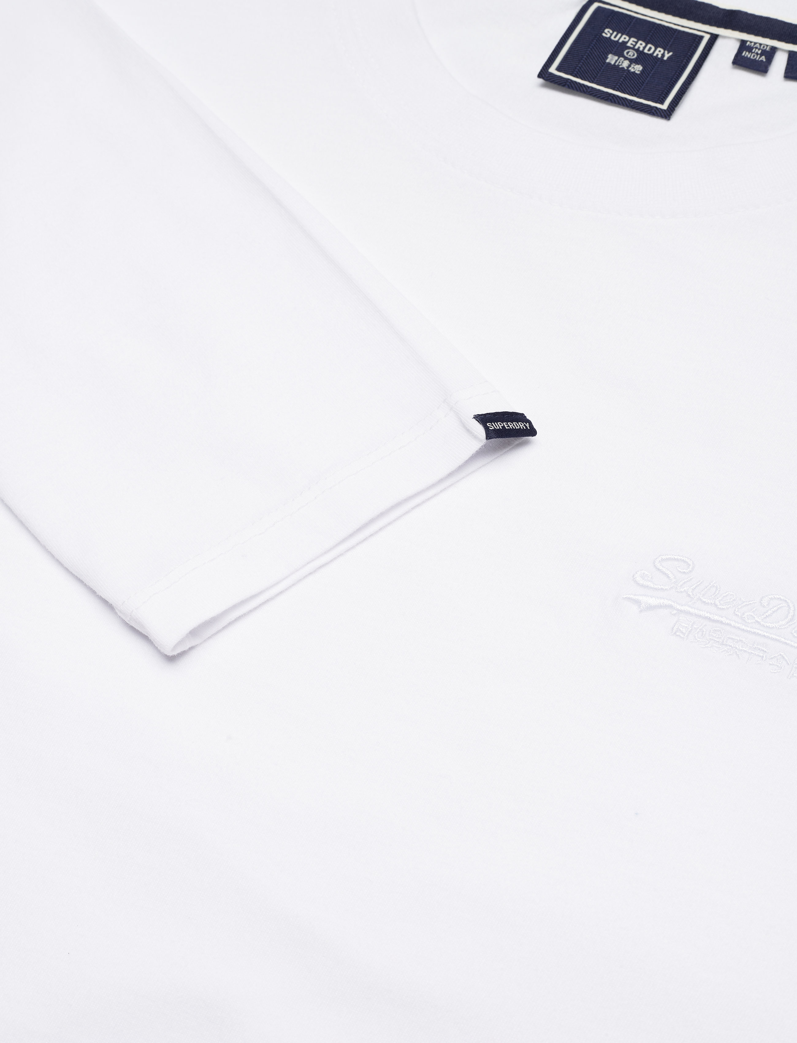 Superdry - VINTAGE LOGO EMB L/S TOP - optic - 4