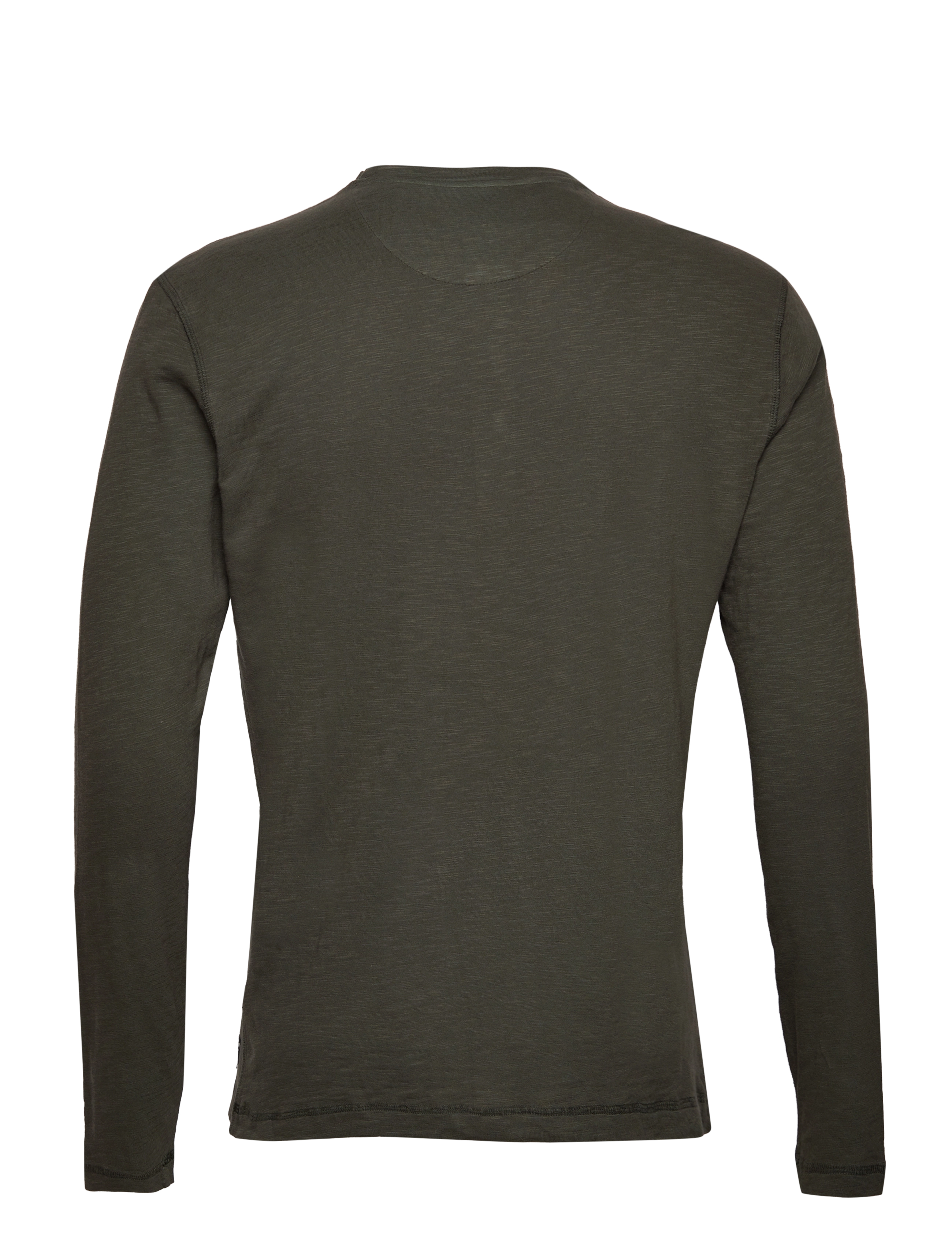 Superdry - VINTAGE OD SLUB L/S GRANDAD - dark grey green - 1