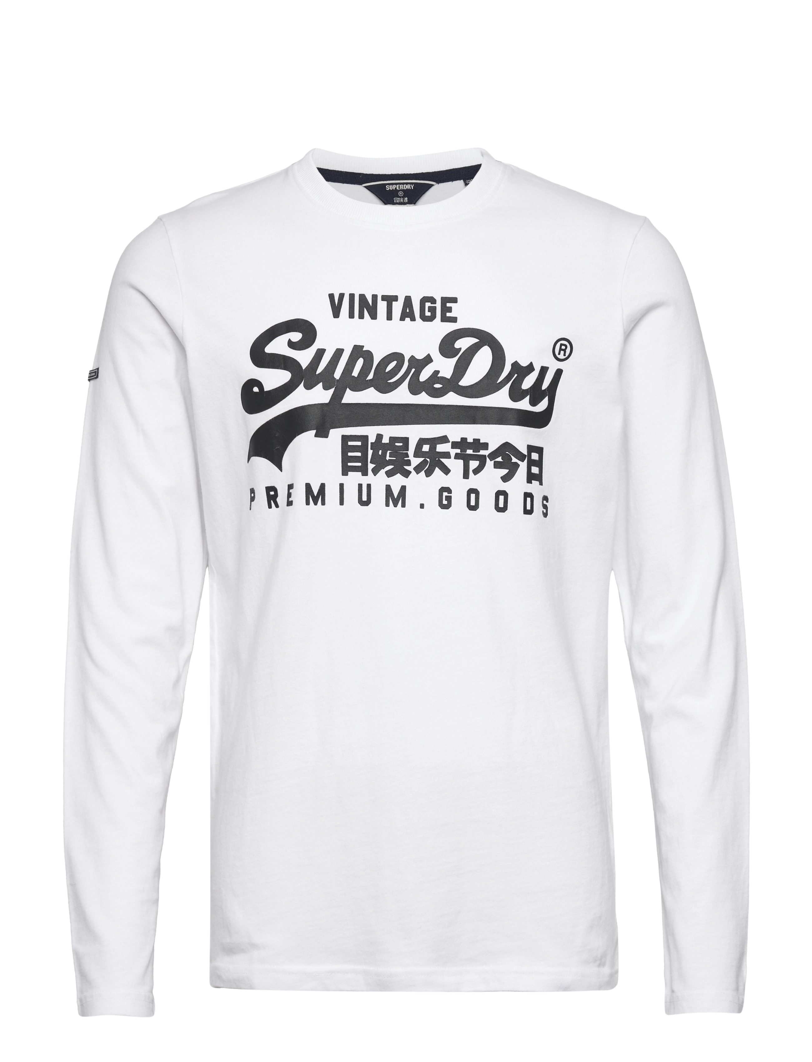 Superdry - VINTAGE LOGO HERITAGE LS TOP - optic - 0