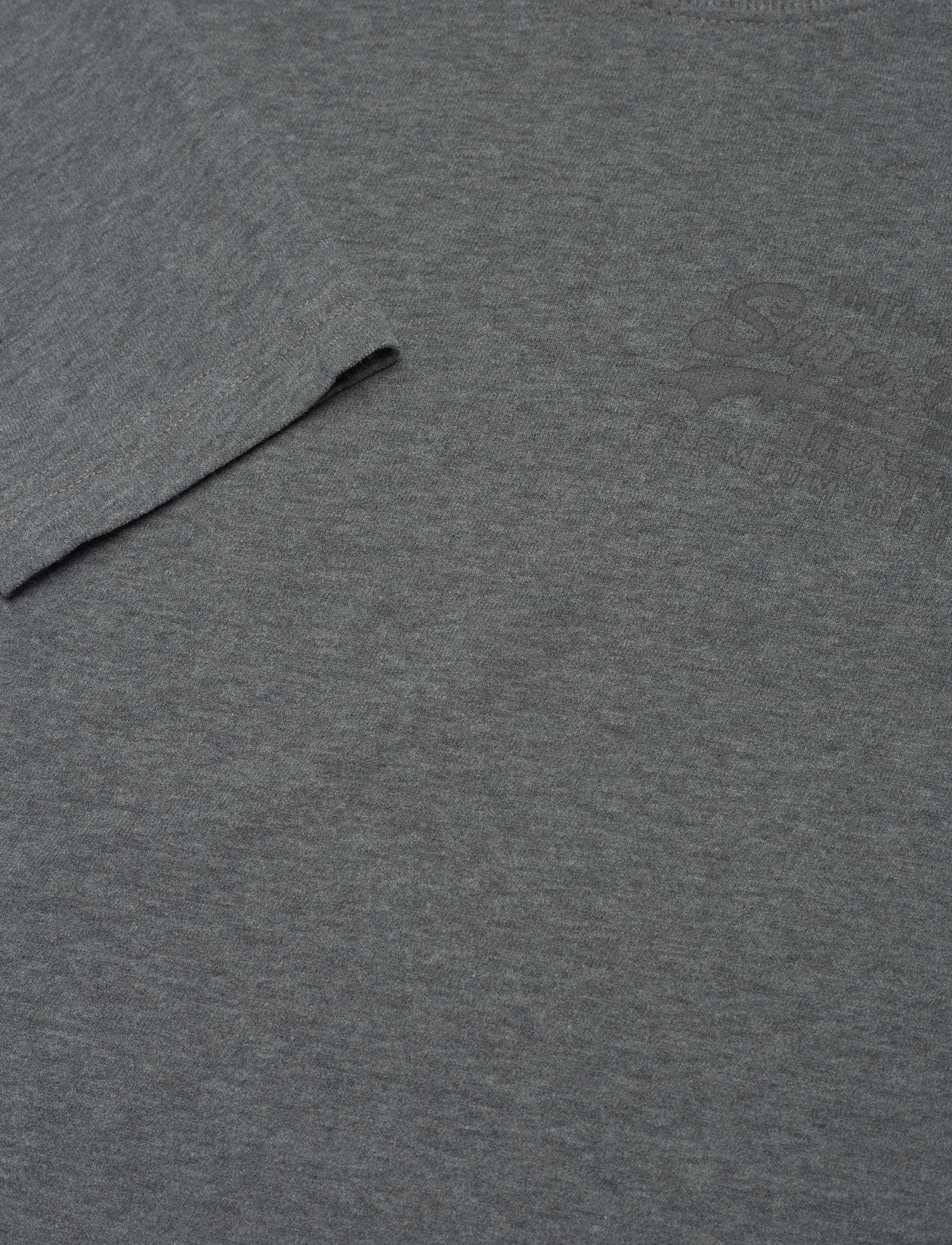 Superdry - VINTAGE LOGO HERITAGE LS TOP - rich charcoal marl - 2