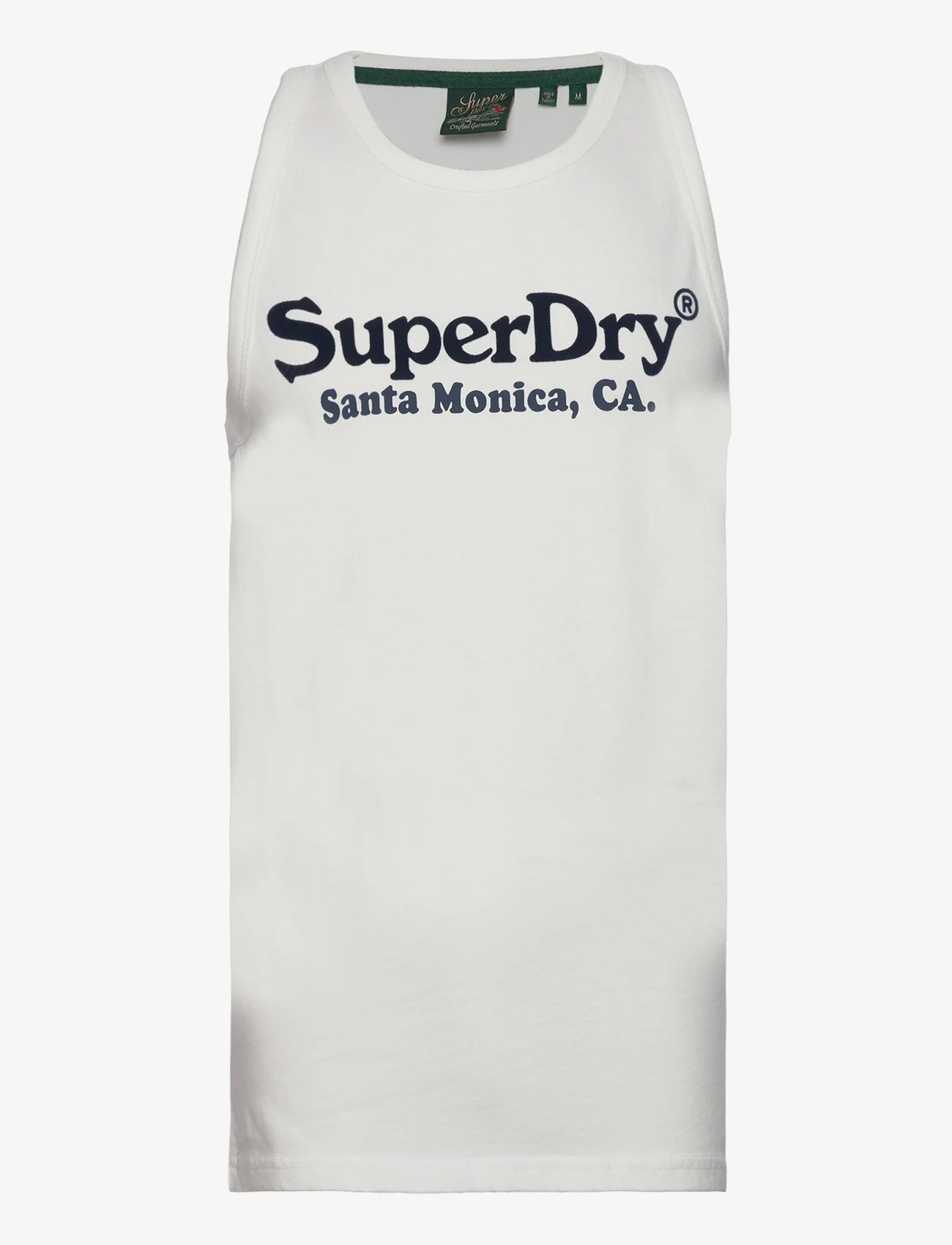 Superdry - VINTAGE VENUE CLASSIC VEST - t-shirts sans manches - off white - 1