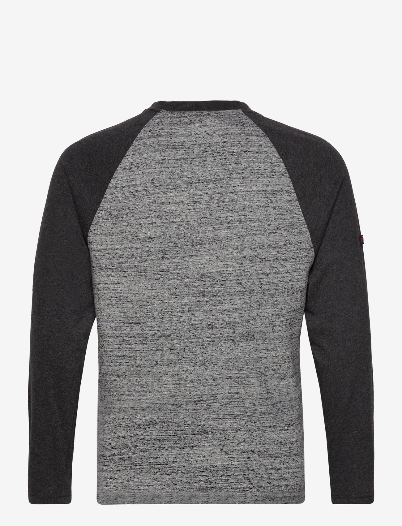 Superdry - ATHLETIC VL RAGLAN L/S TOP - flint grey grit/charcoal heather - 1