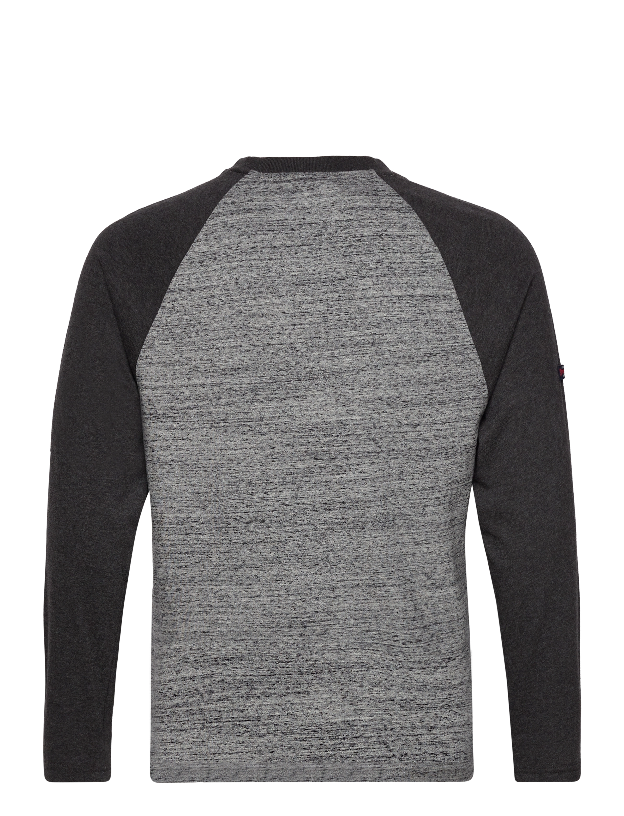 Superdry - ATHLETIC VL RAGLAN L/S TOP - flint grey grit/charcoal heather - 1