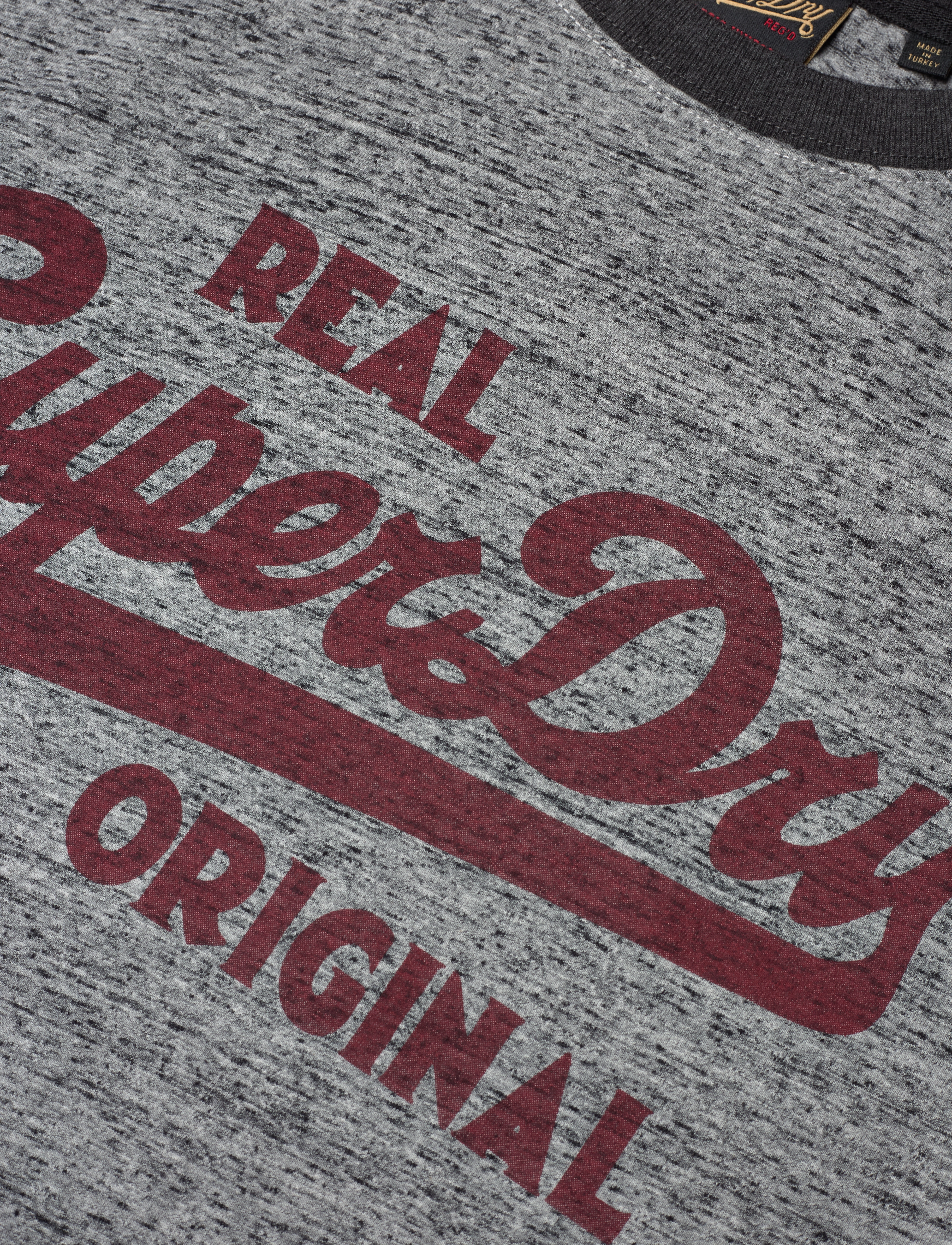 Superdry - ATHLETIC VL RAGLAN L/S TOP - flint grey grit/charcoal heather - 2