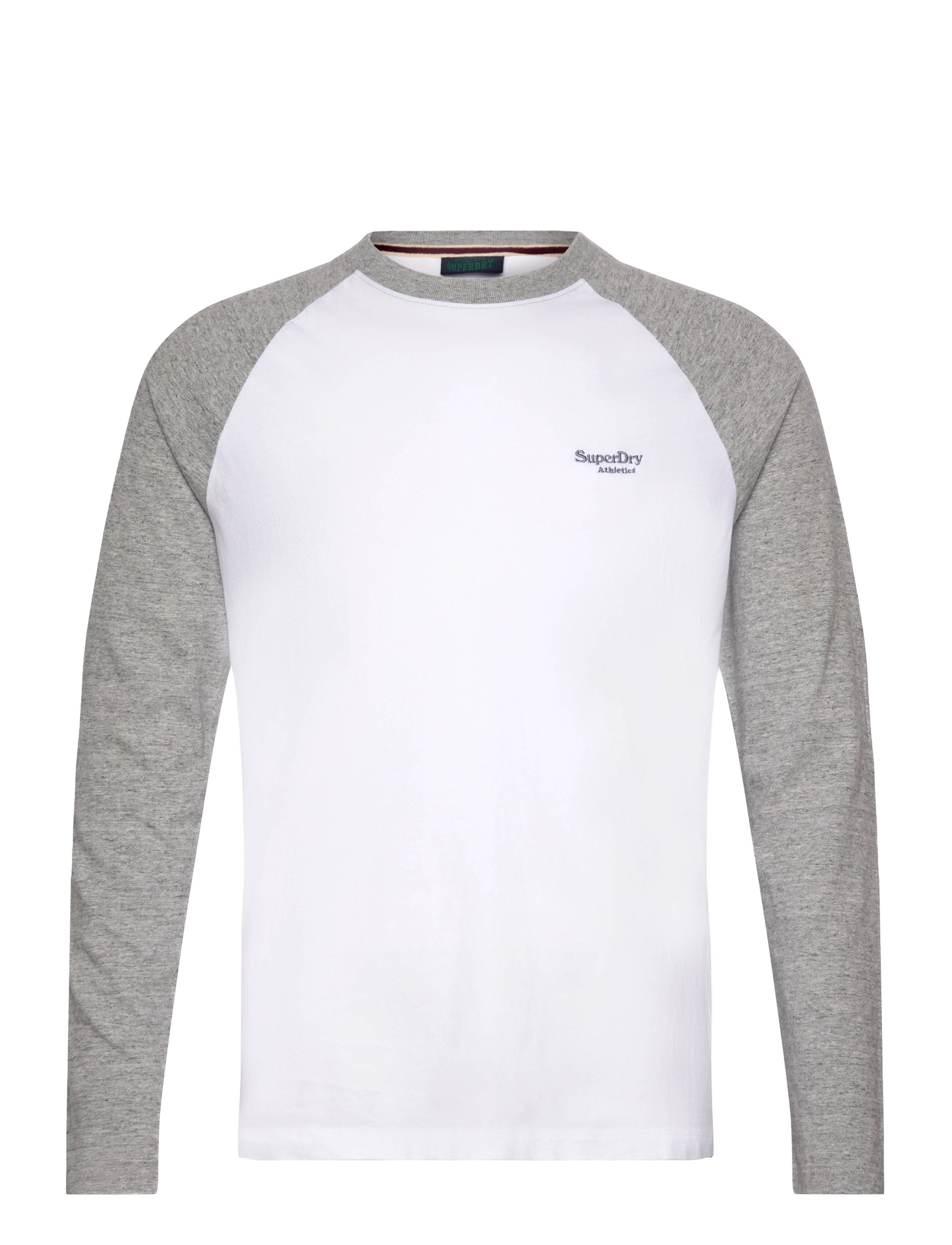 ESSENTIAL BASEBALL LS TOP - OPTIC/ATHLETIC GREY MARL