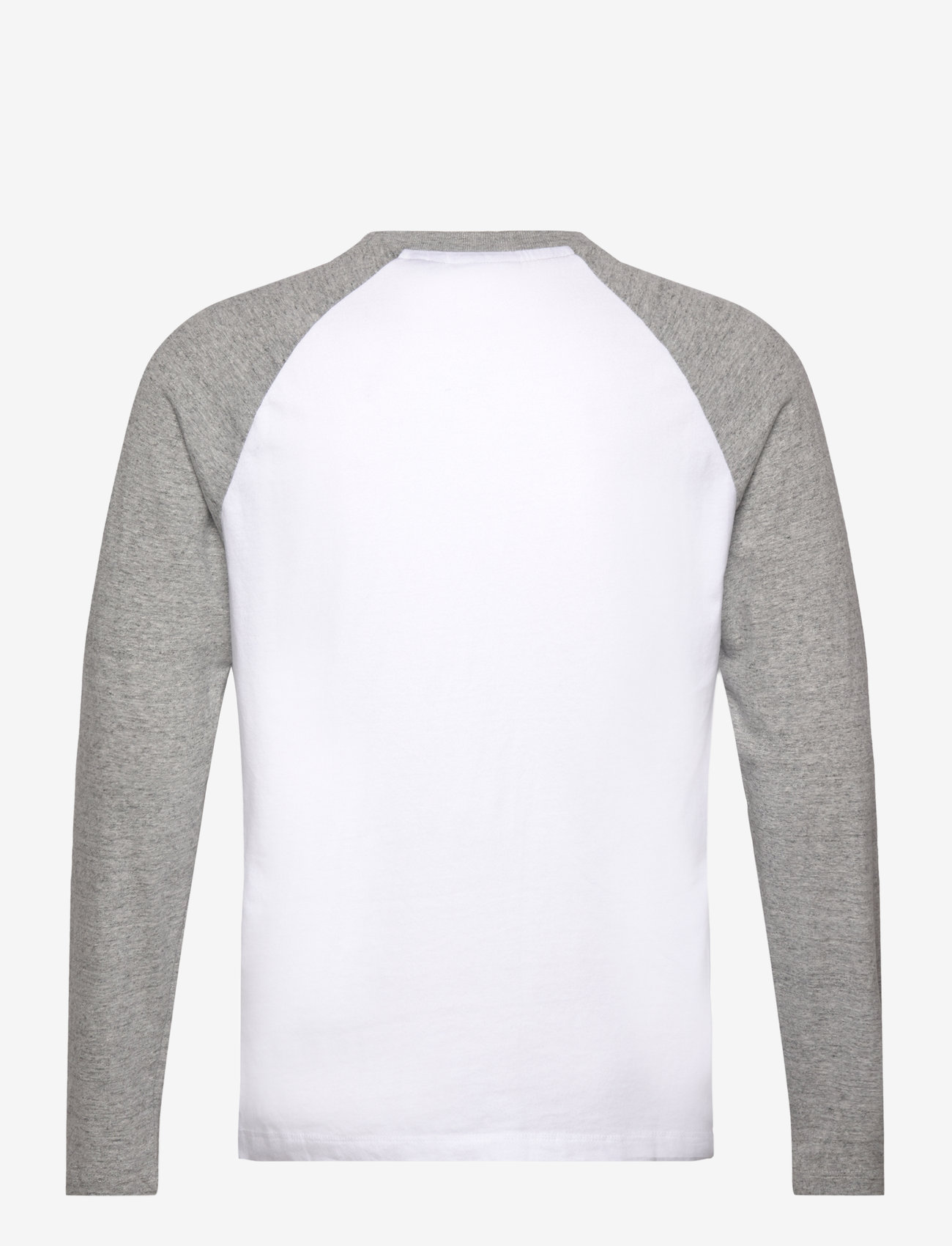 Superdry - ESSENTIAL BASEBALL LS TOP - optic/athletic grey marl - 1
