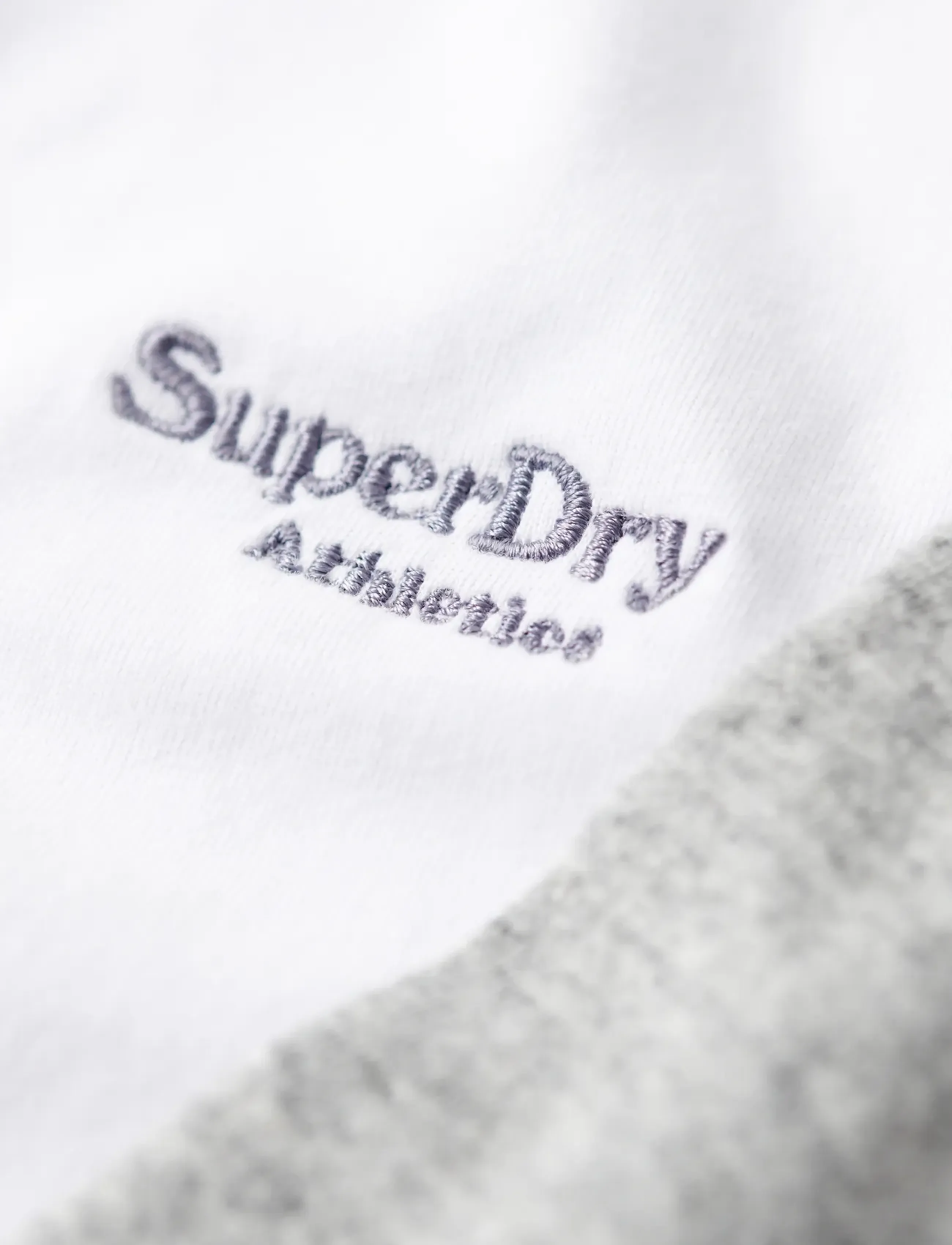 Superdry - ESSENTIAL BASEBALL LS TOP - optic/athletic grey marl - 5