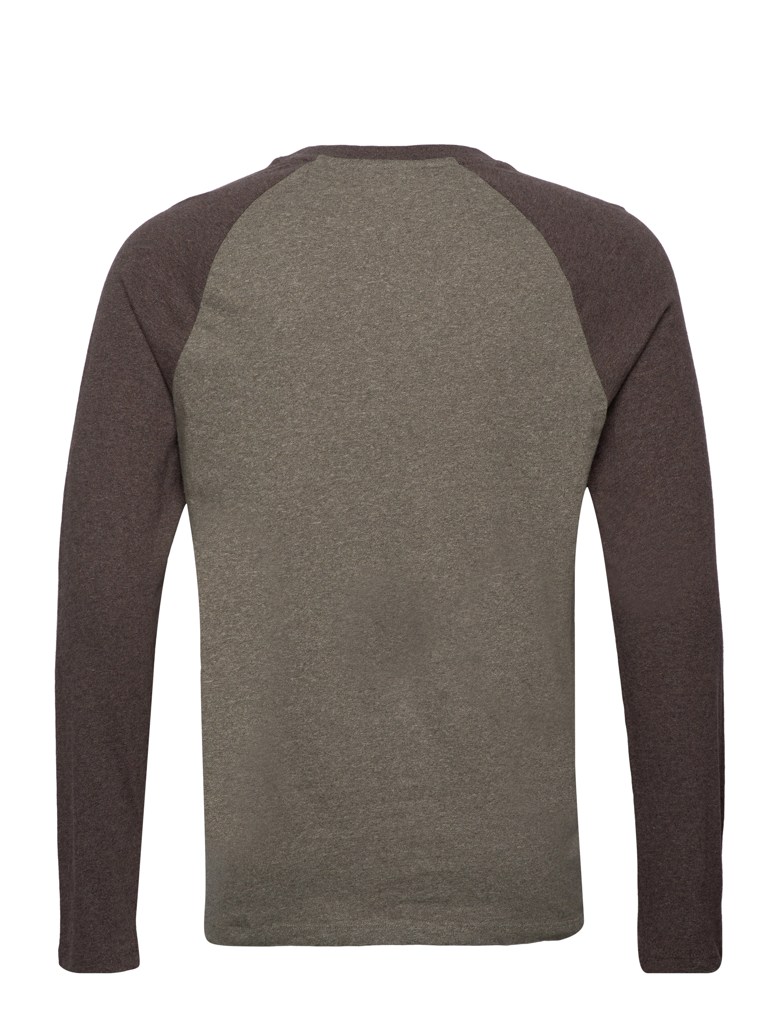 Superdry - ESSENTIAL BASEBALL LS TOP - ash olive marl/cocoa brown marl - 2