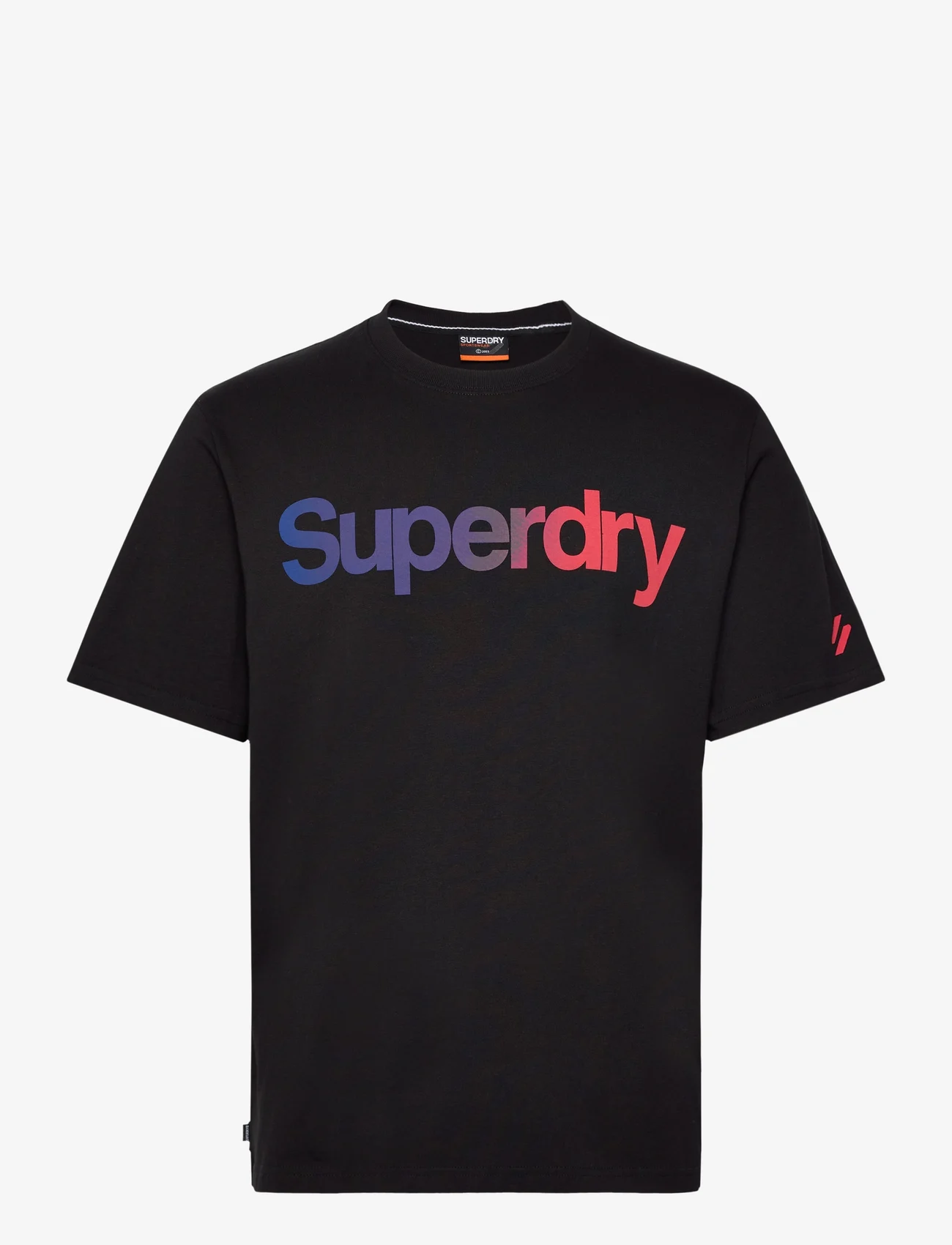 Superdry - CORE LOGO LOOSE TEE - t-shirts à manches courtes - black fade - 1