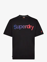 Superdry - CORE LOGO LOOSE TEE - kortärmade t-shirts - black fade - 0
