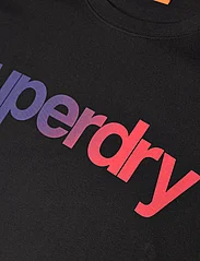 Superdry - CORE LOGO LOOSE TEE - kortärmade t-shirts - black fade - 4