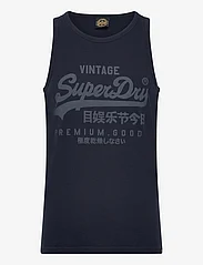 Superdry - CLASSIC VL HERITAGE VEST - sleeveless t-shirts - eclipse navy - 0