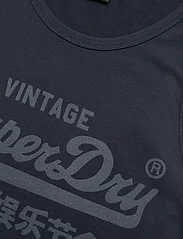 Superdry - CLASSIC VL HERITAGE VEST - sleeveless t-shirts - eclipse navy - 5