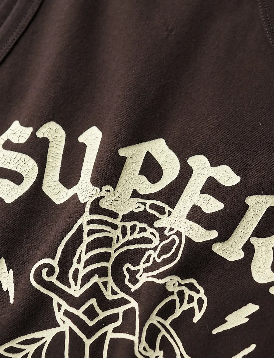 Superdry - TATTOO GRAPHIC TANK - mouwloze t-shirts - bison black - 5