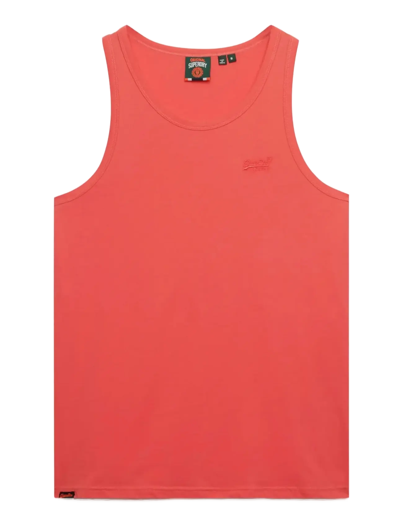 Superdry ESSENTIAL LOGO VEST UB - Tanktops - PARADISE PINK / coral