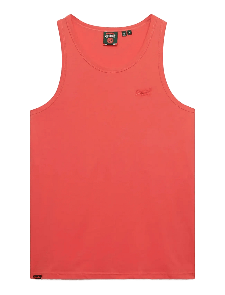 Superdry - ESSENTIAL LOGO VEST UB - marškinėliai be rankovių - paradise pink - 1