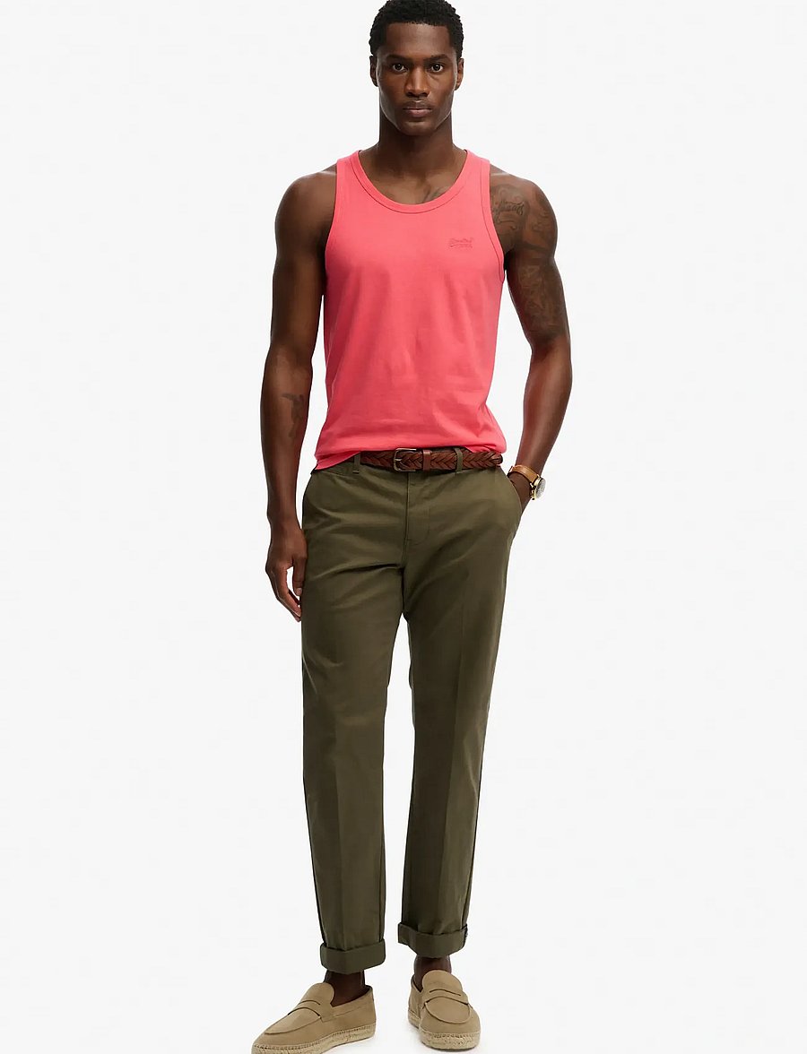 Superdry - ESSENTIAL LOGO VEST UB - marškinėliai be rankovių - paradise pink - 3