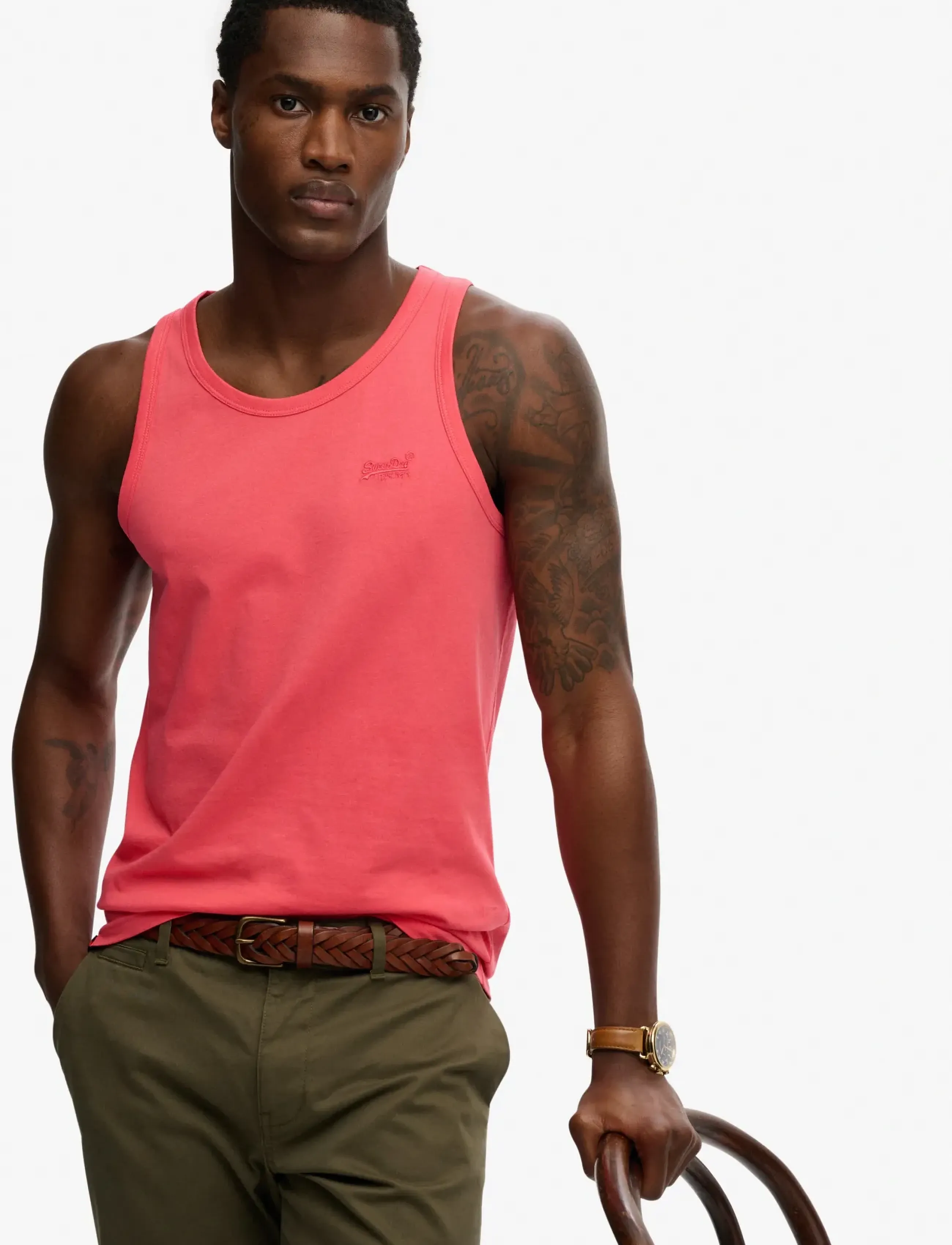 Superdry - ESSENTIAL LOGO VEST UB - paradise pink - 5