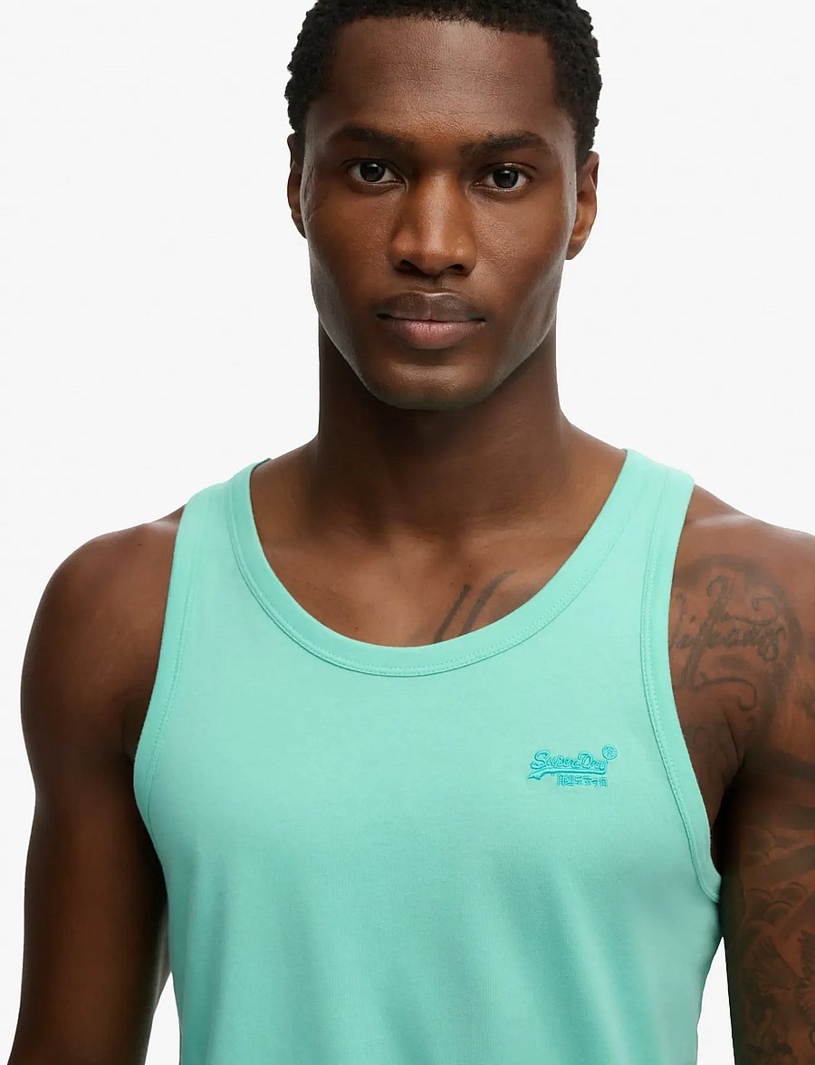 Superdry - ESSENTIAL LOGO VEST UB - skate mint - 5