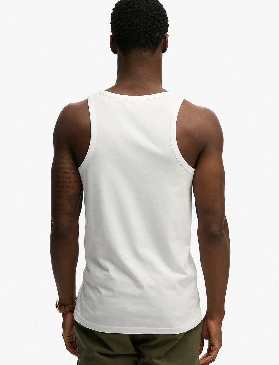 Superdry - ESSENTIAL LOGO VEST UB - linnen - optic - 2
