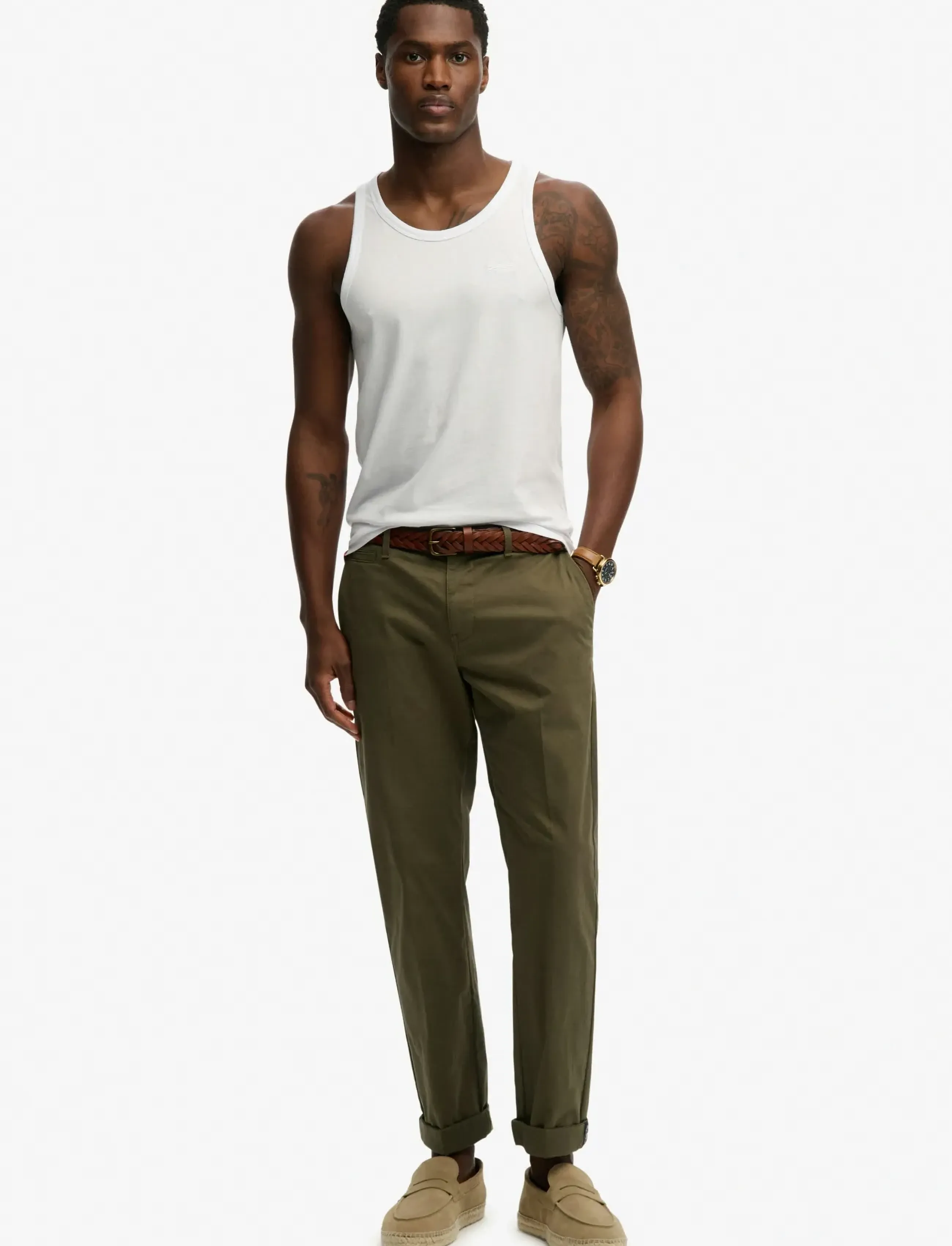 Superdry - ESSENTIAL LOGO VEST UB - lowest prices - optic - 3