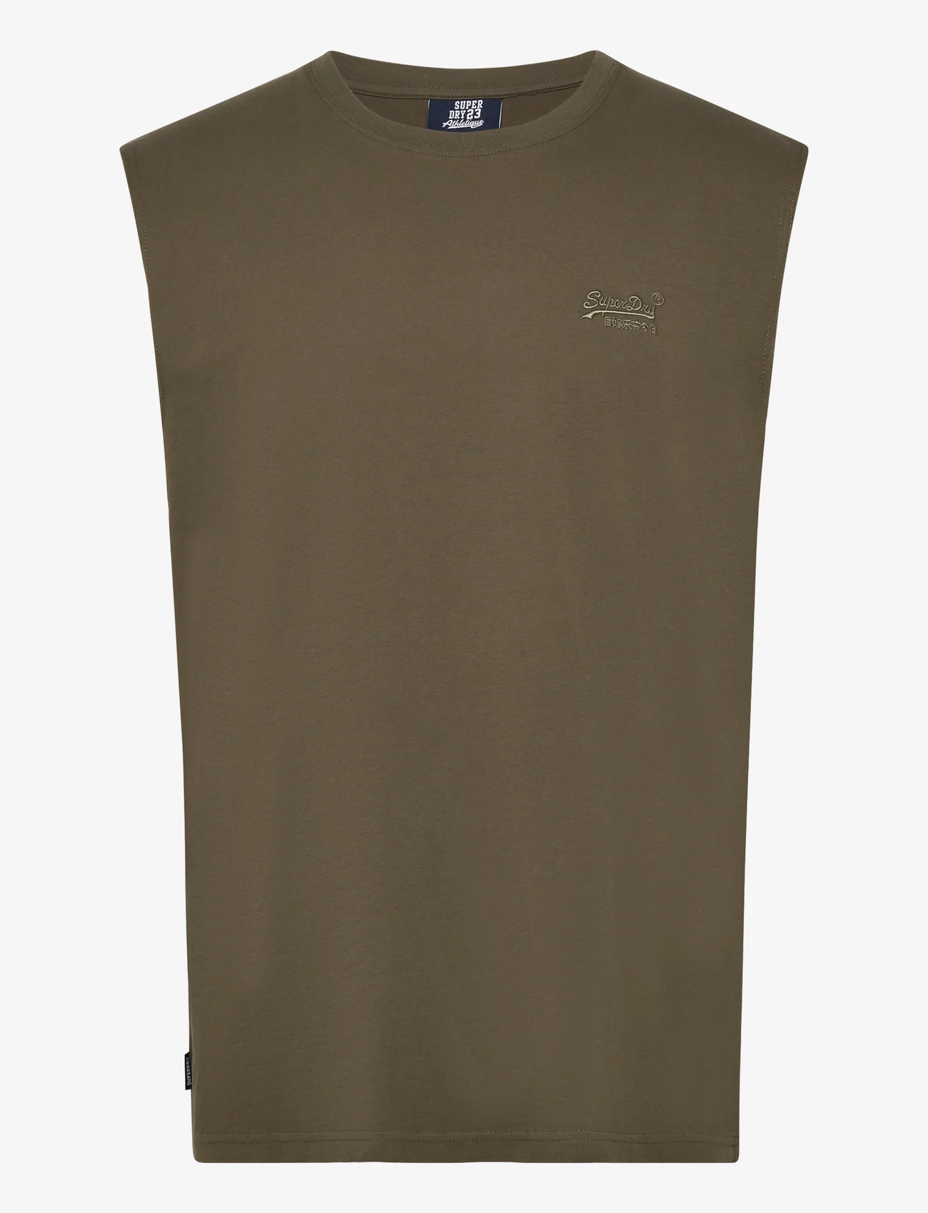 Superdry - ESSENTIAL LOGO TANK UB - lowest prices - olive night green - 0