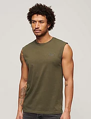 Superdry - ESSENTIAL LOGO TANK UB - lowest prices - olive night green - 2