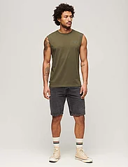 Superdry - ESSENTIAL LOGO TANK UB - lowest prices - olive night green - 3