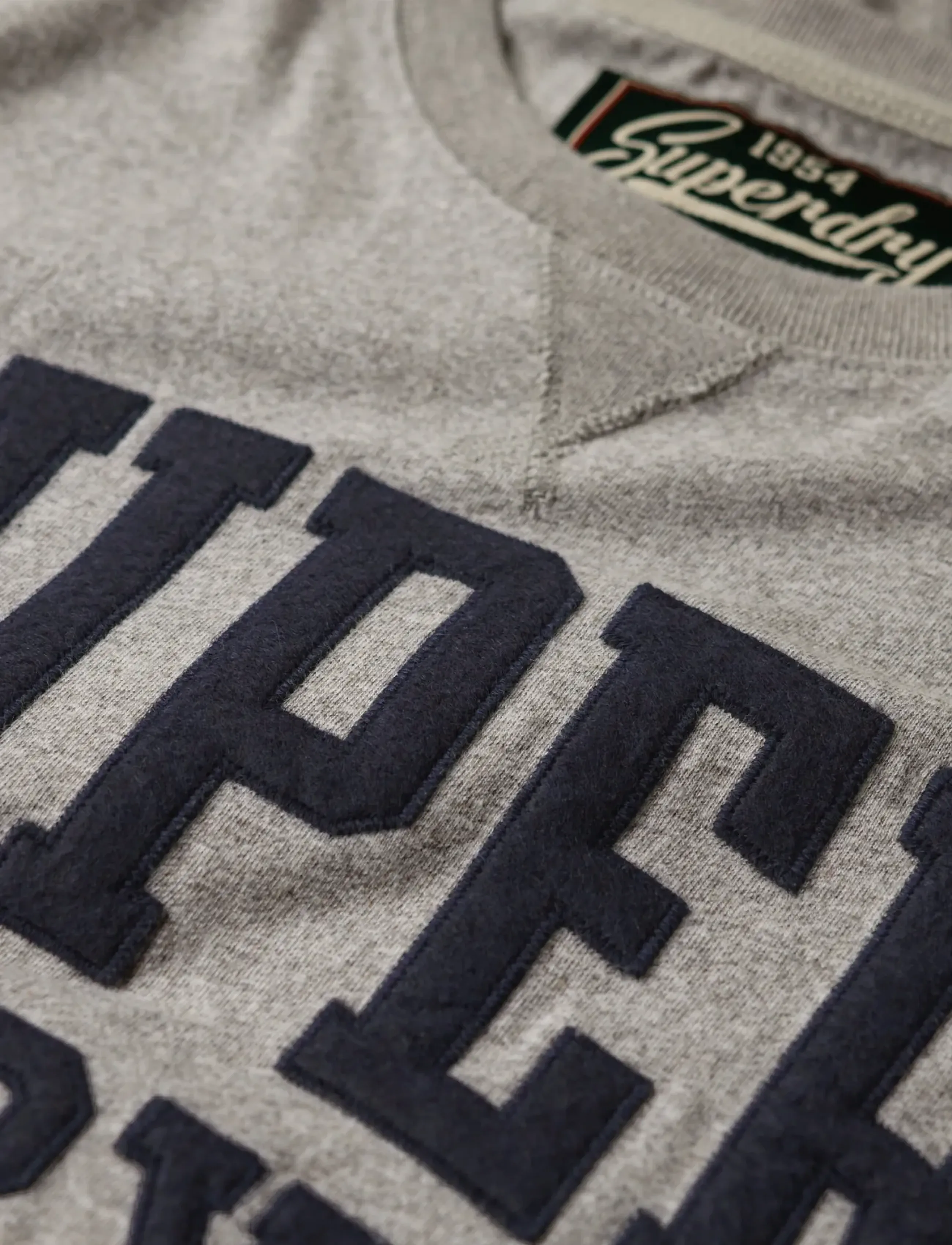 Superdry - VINTAGE ATHLETIC LS TOP - birthday gifts - light grey marl - 4
